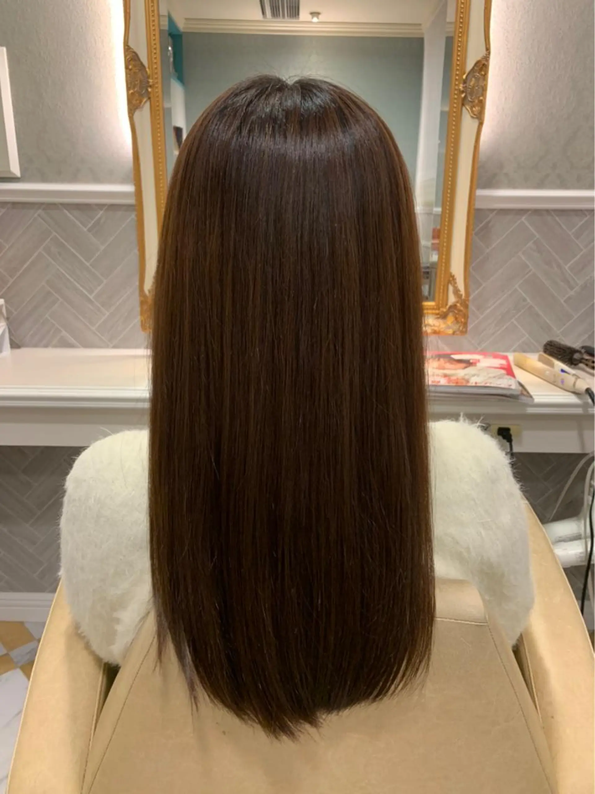 ロング ケアカラー/縮毛矯正 /レイヤー/板垣光采のヘアスタイル