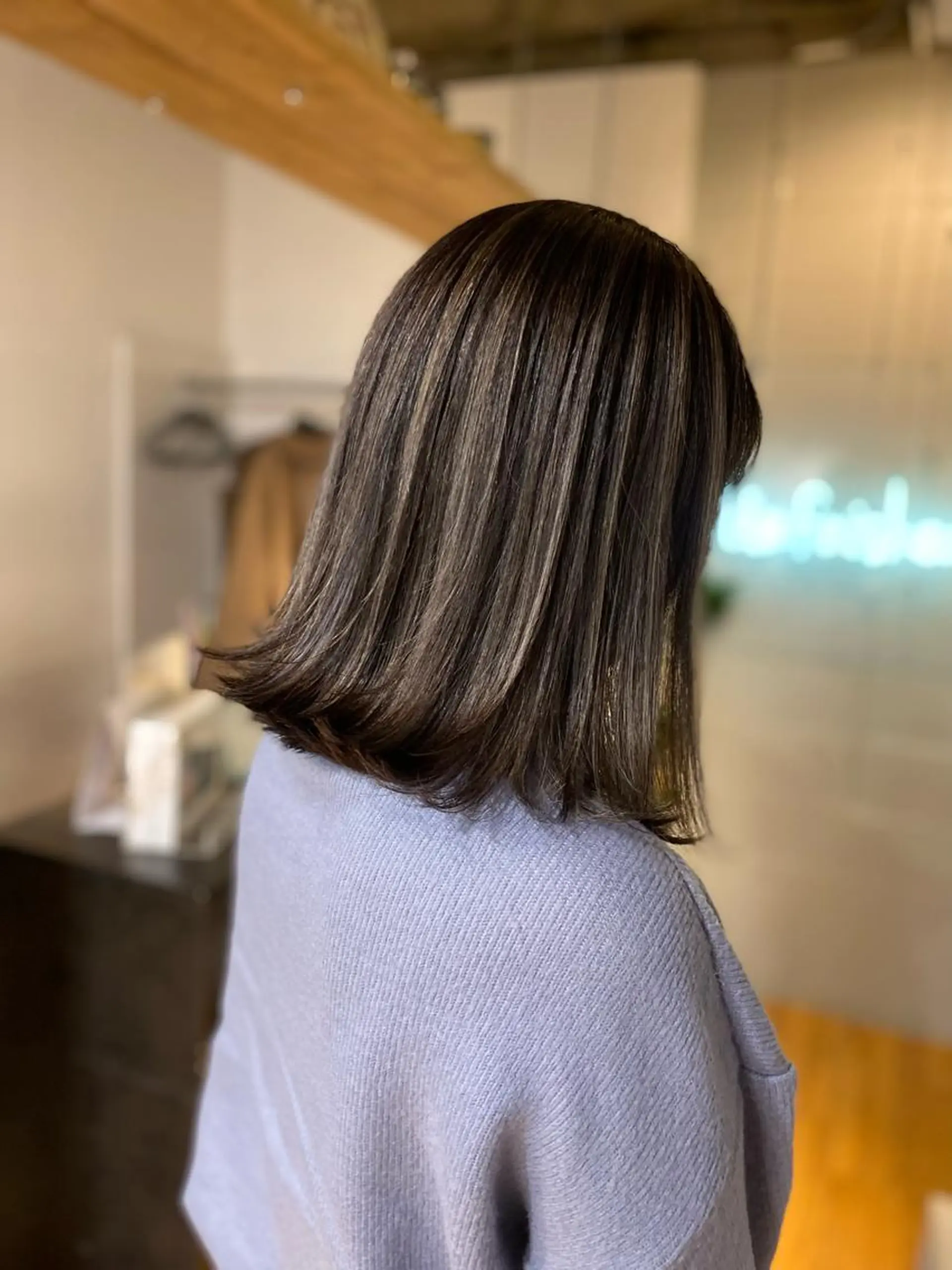 ミディアム カラー ヘアアレンジ 久米 治仁のヘアスタイル