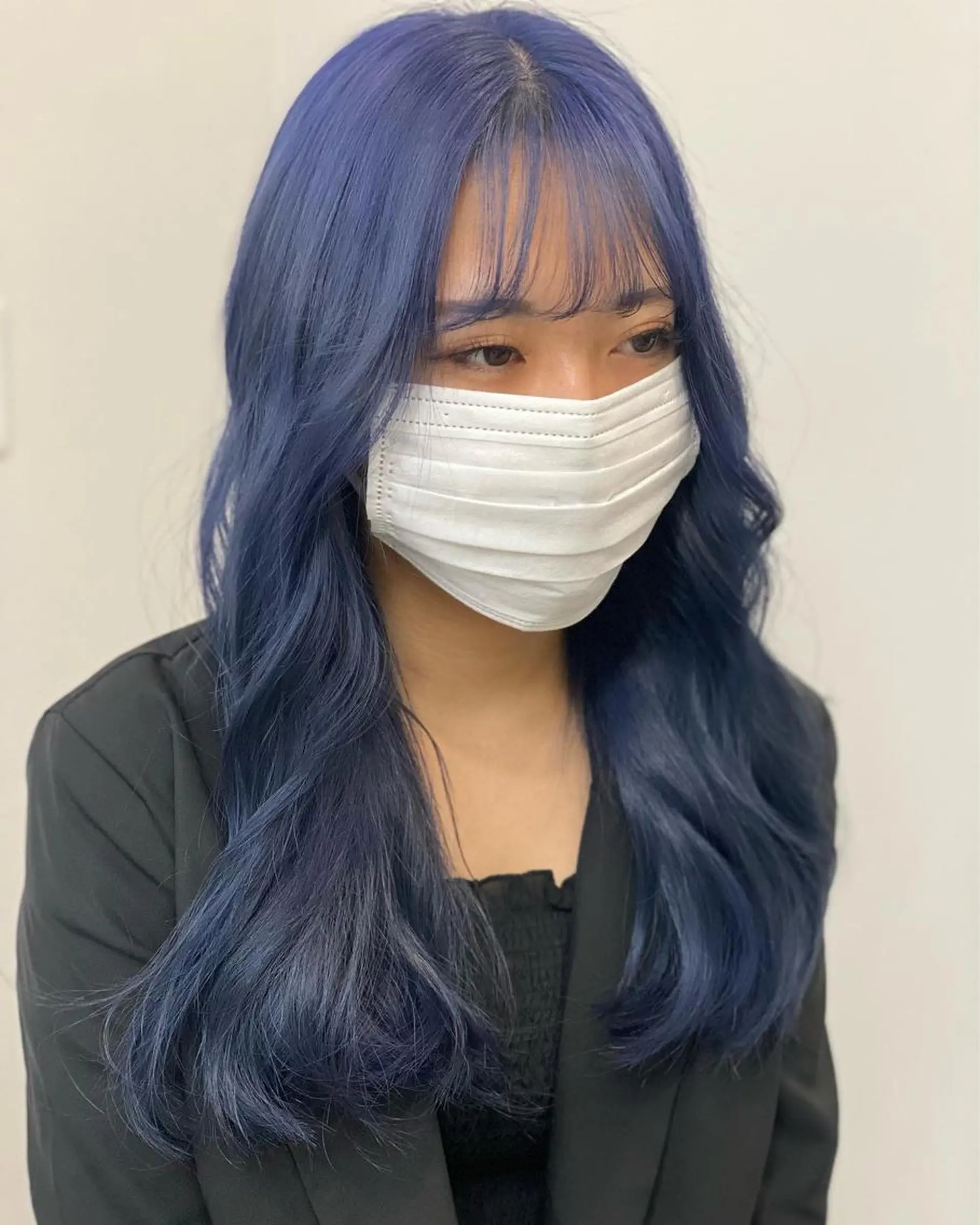 セミロング 似合わせカット sunc所属・梅田l大人韓国ヘア レイヤー×艶カラーのヘアスタイル