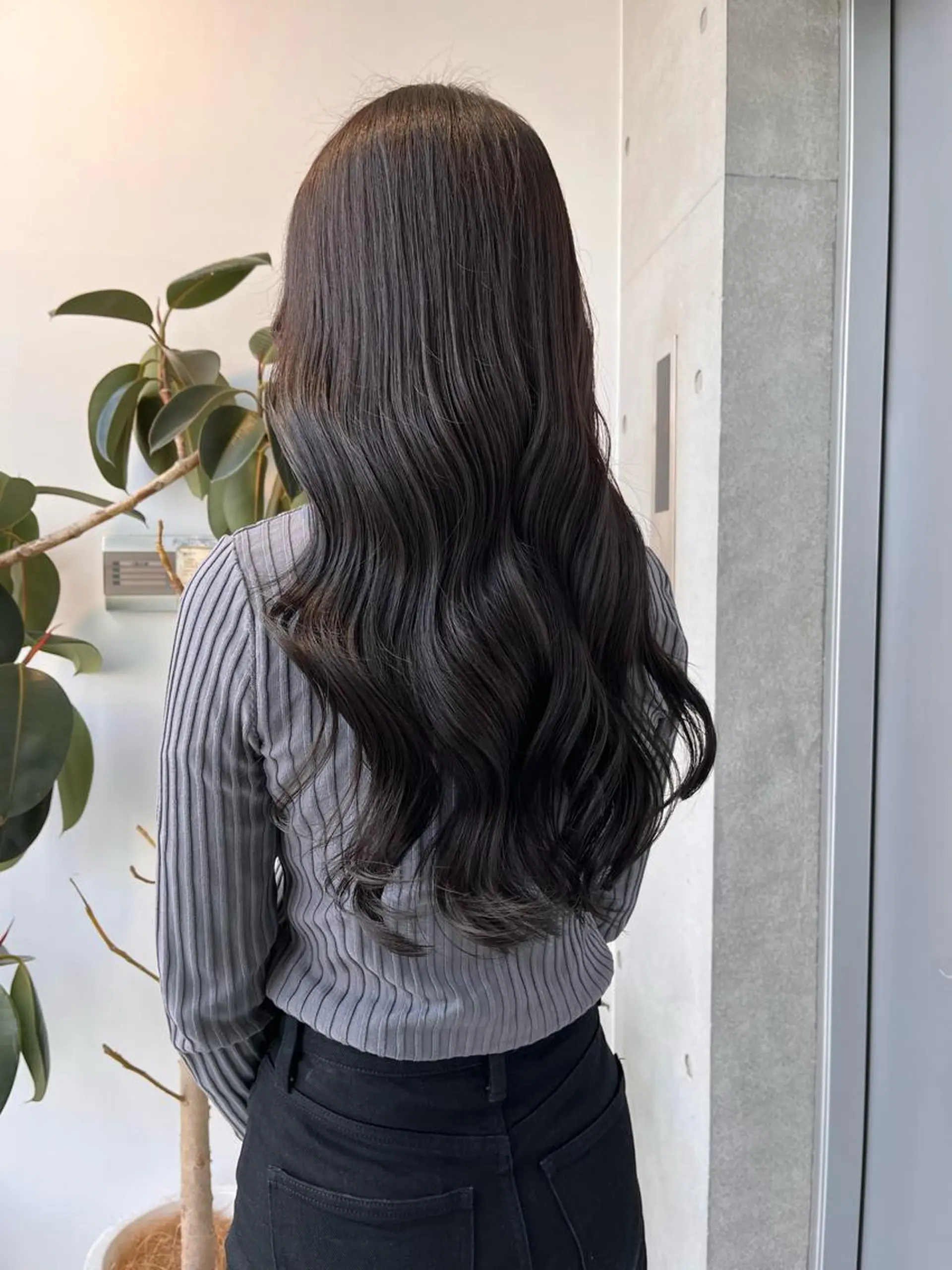 ミディアム カット ヘアカラー トリートメント 🌫️大人韓国ヘア 🌫️naoyaのヘアスタイル