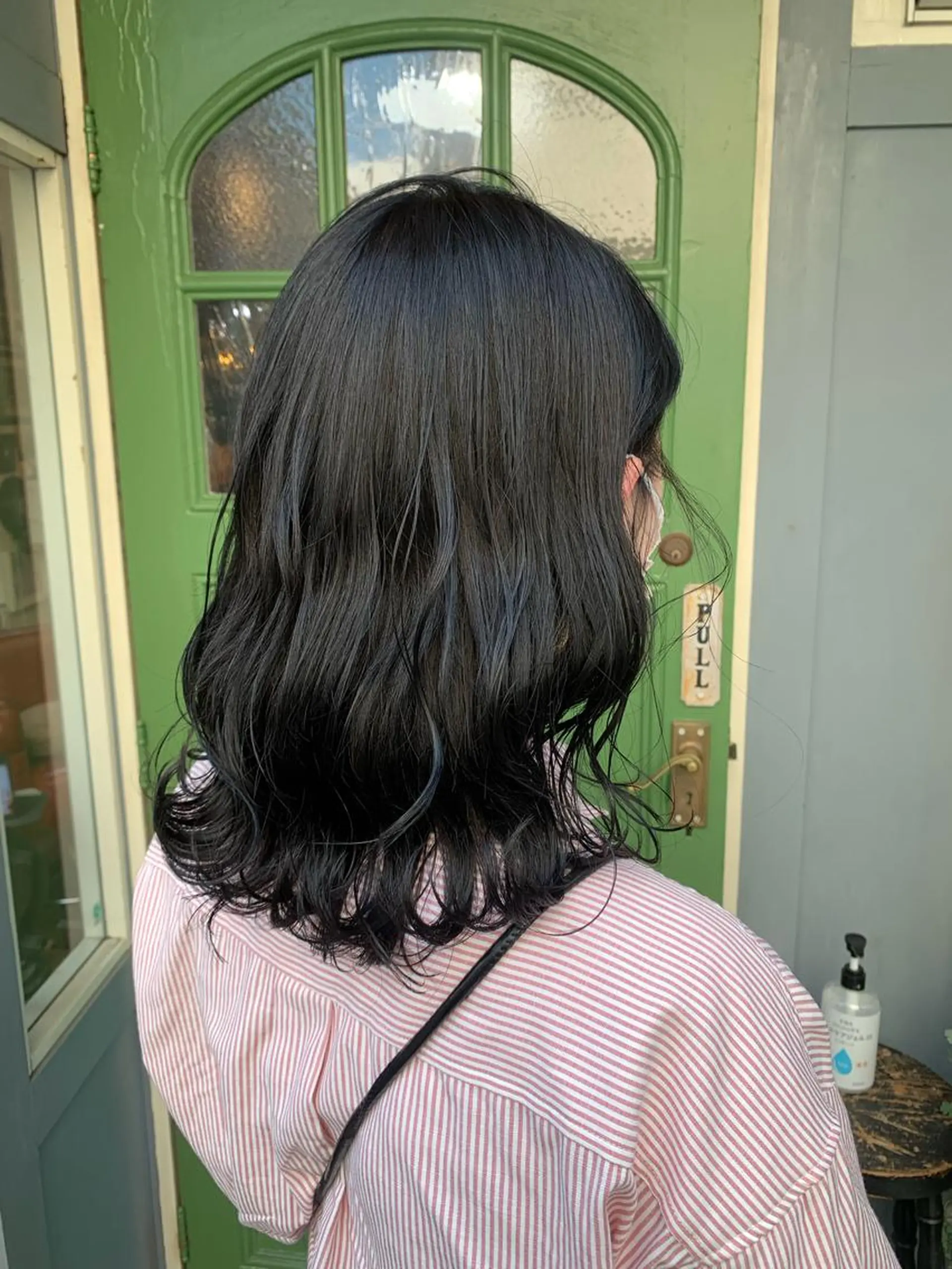 ミディアム カラー カット ヘアカラー トリートメント ヘッドスパ 清水千優/パーマ/透 明感カラー/メンズのヘアスタイル