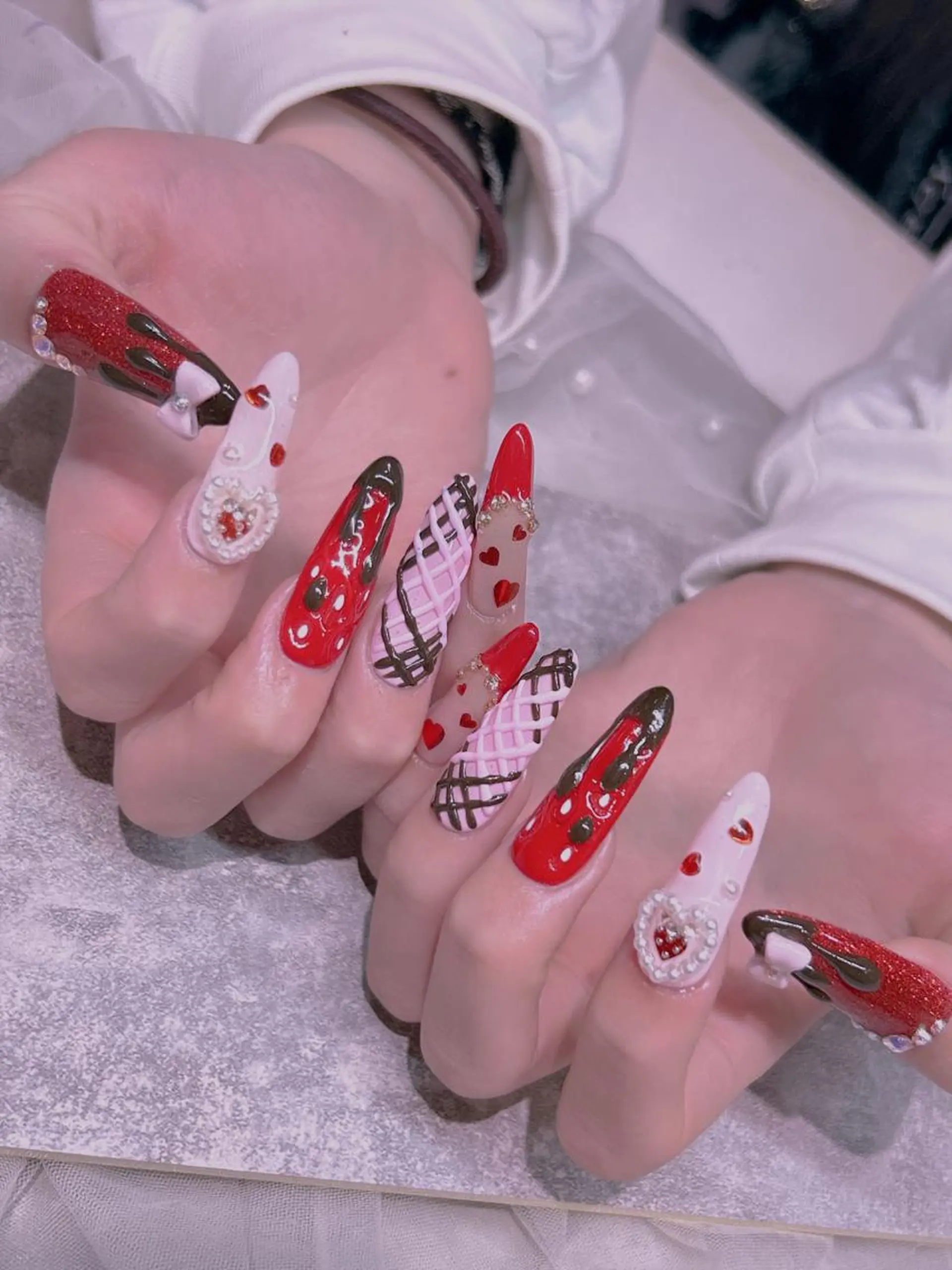 ネイル 長さだし専門店 M2 rikaのネイルデザイン