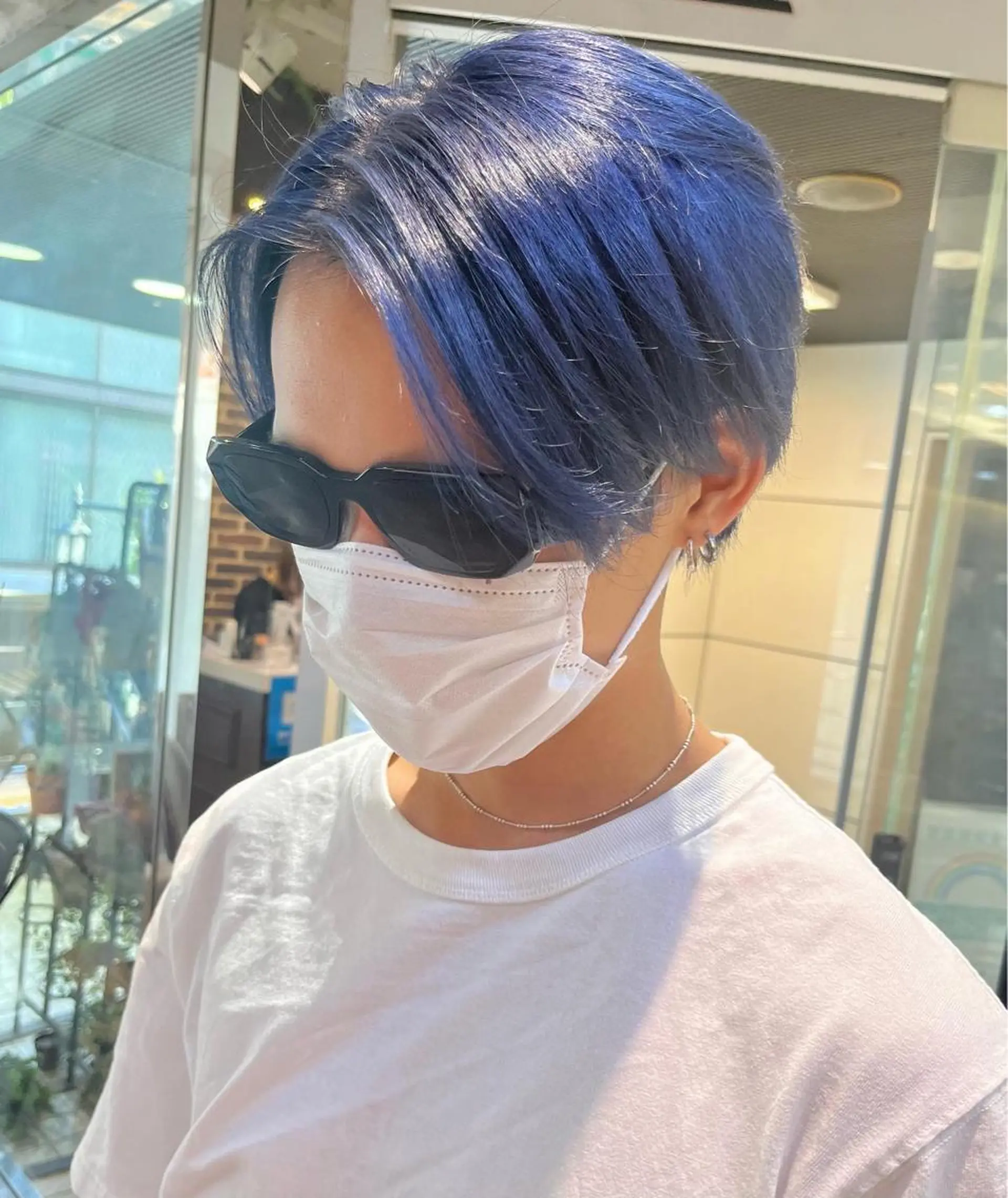 ショート カラー 💖デザインカラー/ タダ ハナカ💖のヘアスタイル