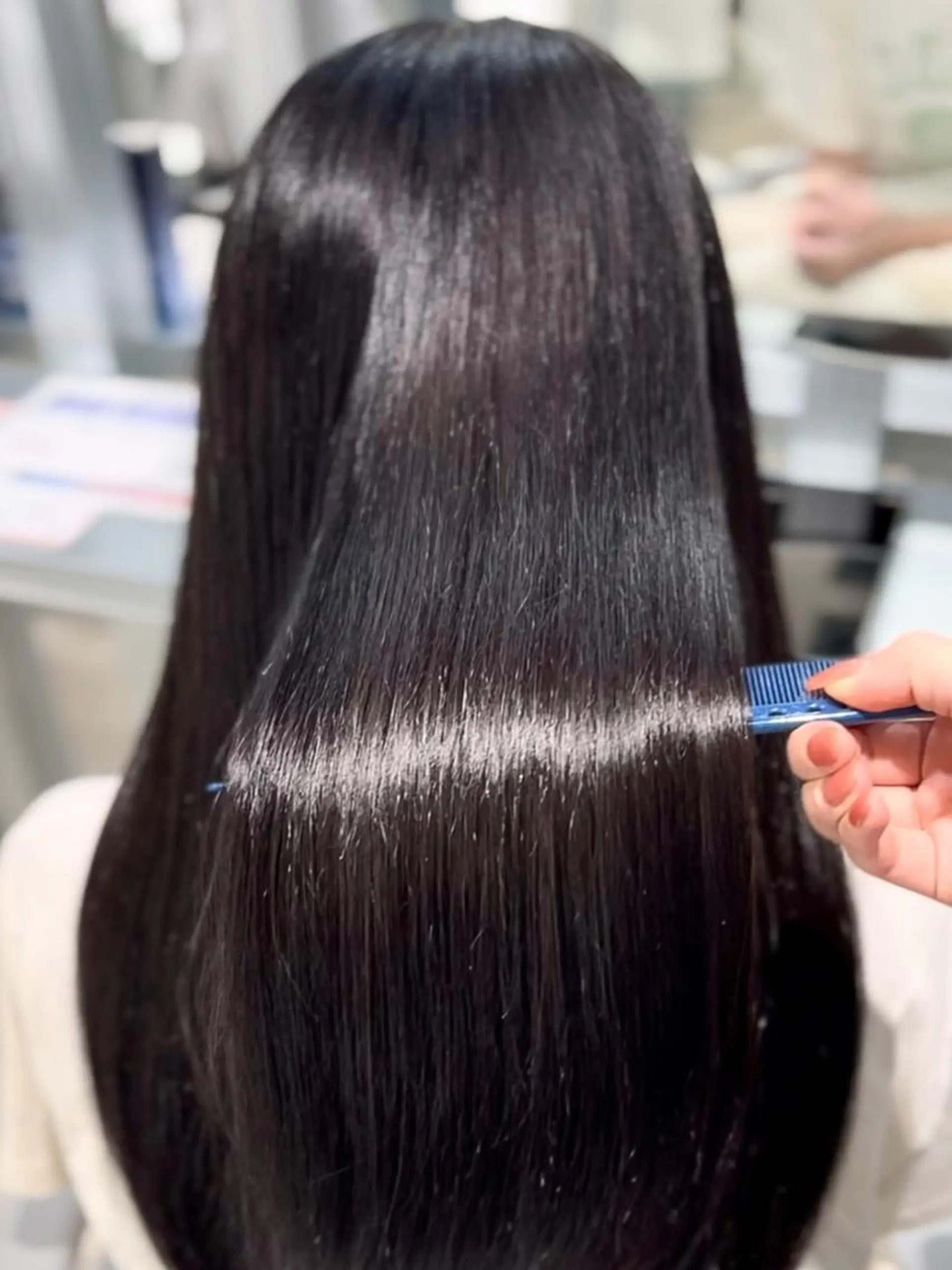 ロング 髪質改善 縮毛矯正 カット 縮毛矯正 佐藤さくら🌸ボブ/ レイヤーカットのヘアスタイル