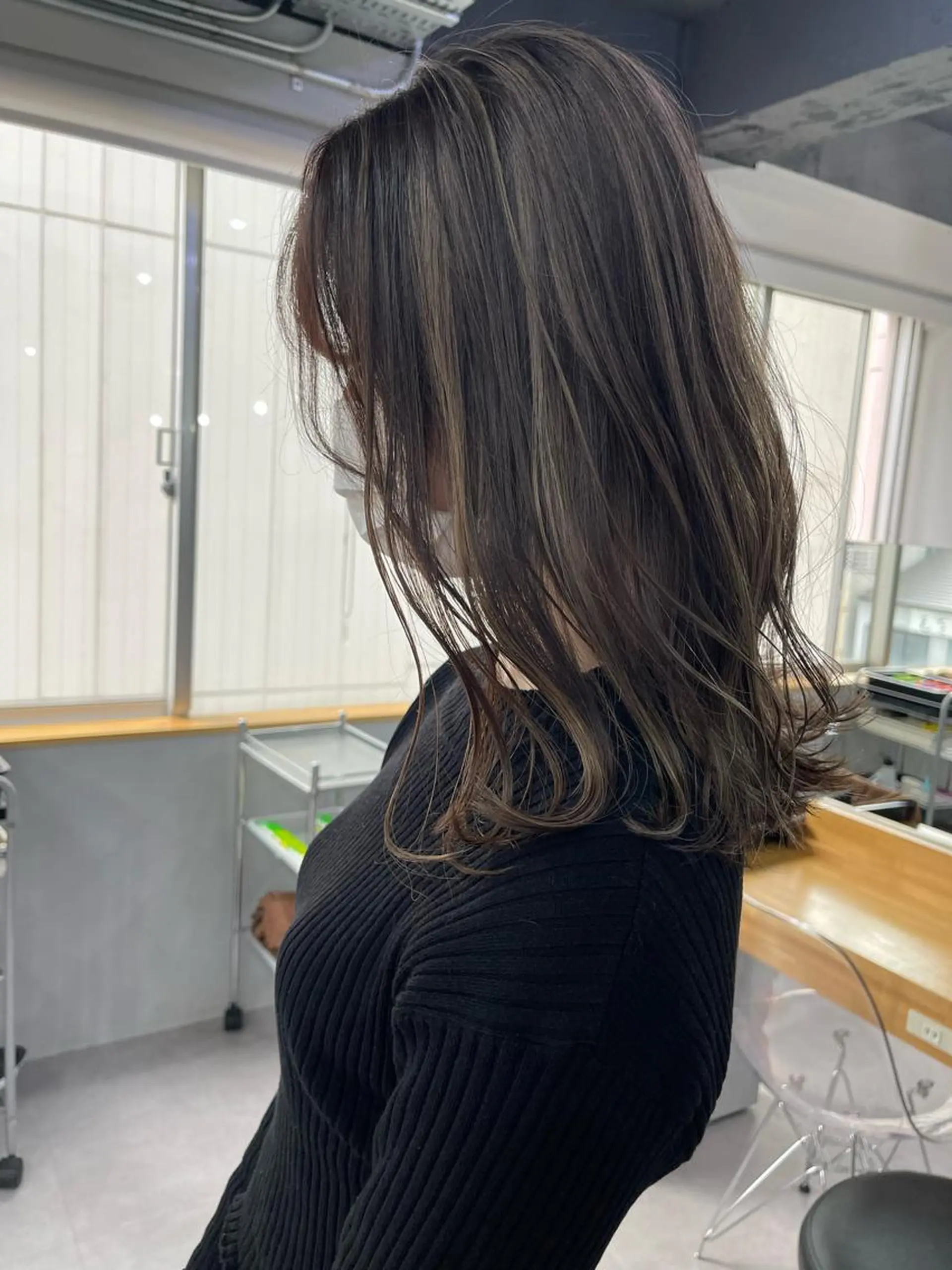 セミロング カラー カット ヘアカラー トリートメント Reb_keiji 👑小倉圭司のヘアスタイル