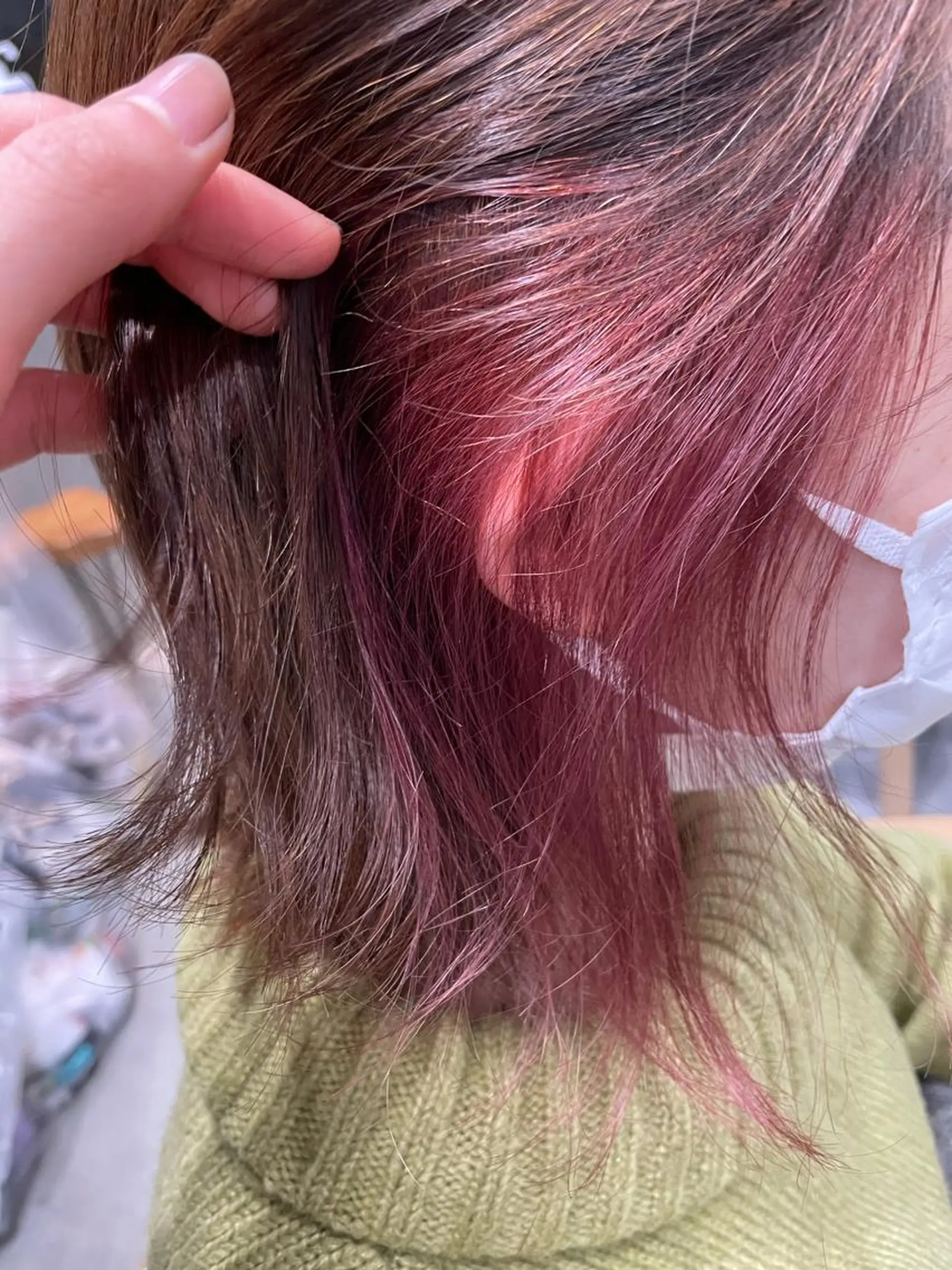 ミディアム カラー 斉藤 瑞恵のヘアスタイル