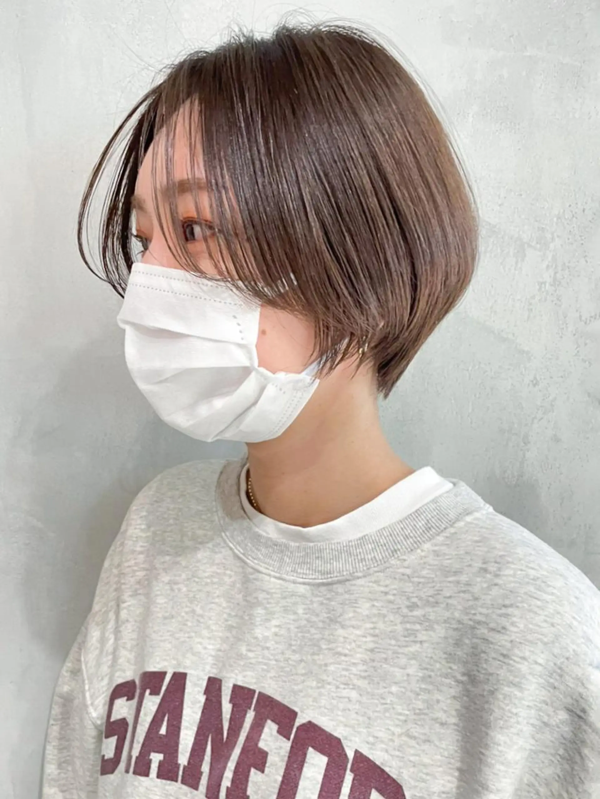 カラー パーマ ヘアアレンジ アッシュ ベージュカラー ITbyALBUM 藤沢店のヘアスタイル