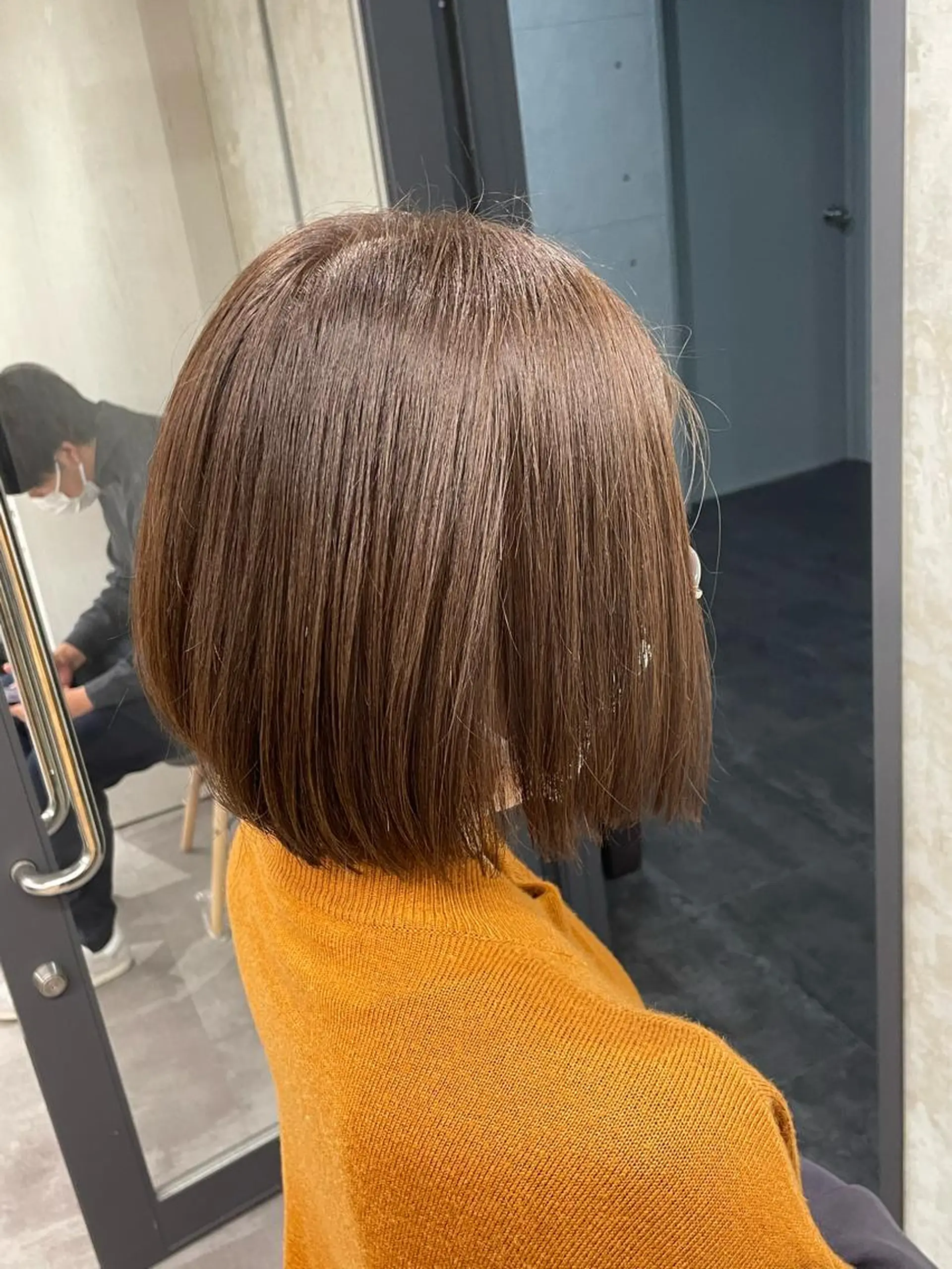 ミディアム blanc hair 西中島MASARUのヘアスタイル
