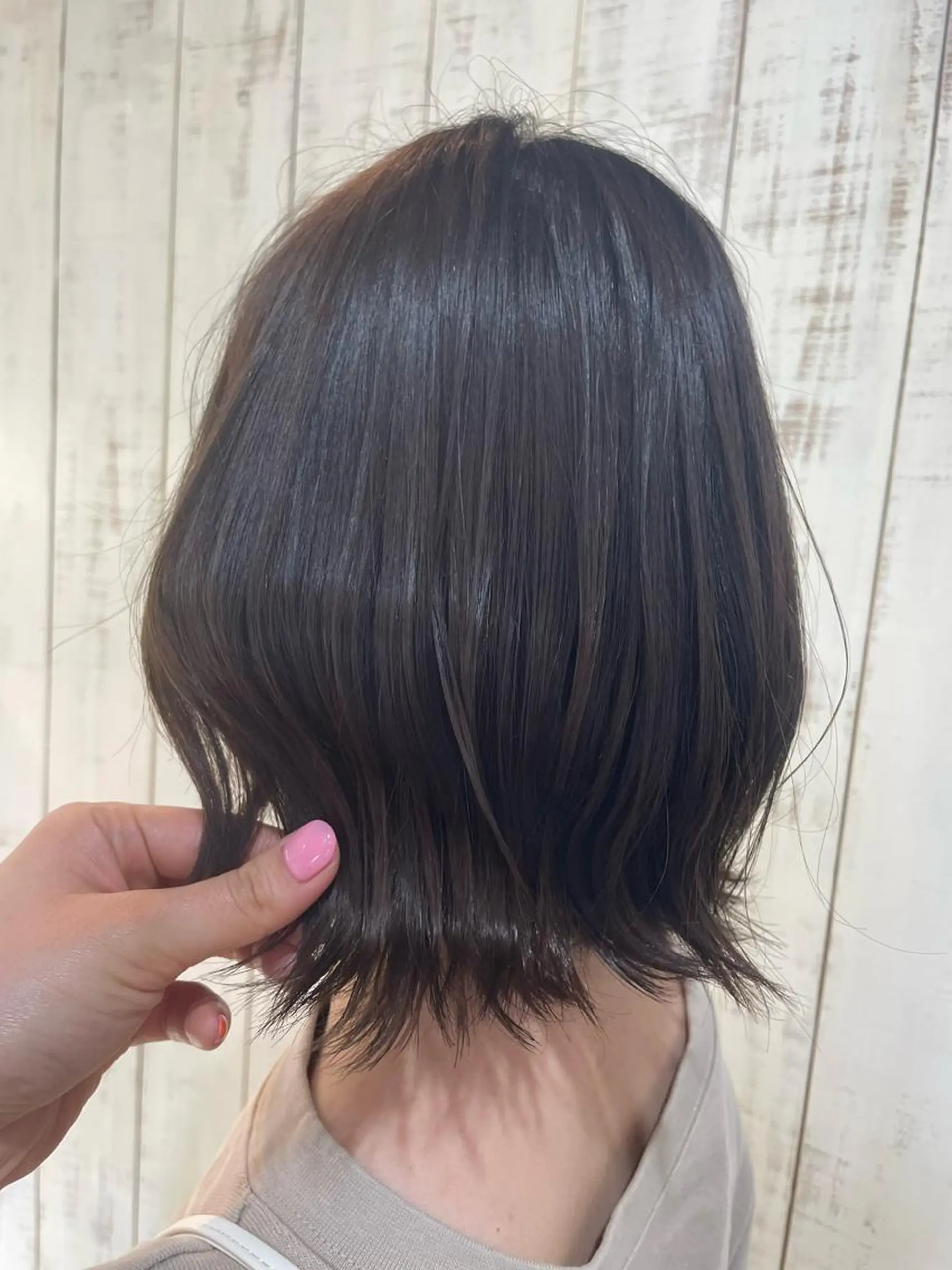 ミディアム カラー オリーブカラー 韓国ヘア🇰🇷船橋 髪質改善/上野愛果のヘアスタイル