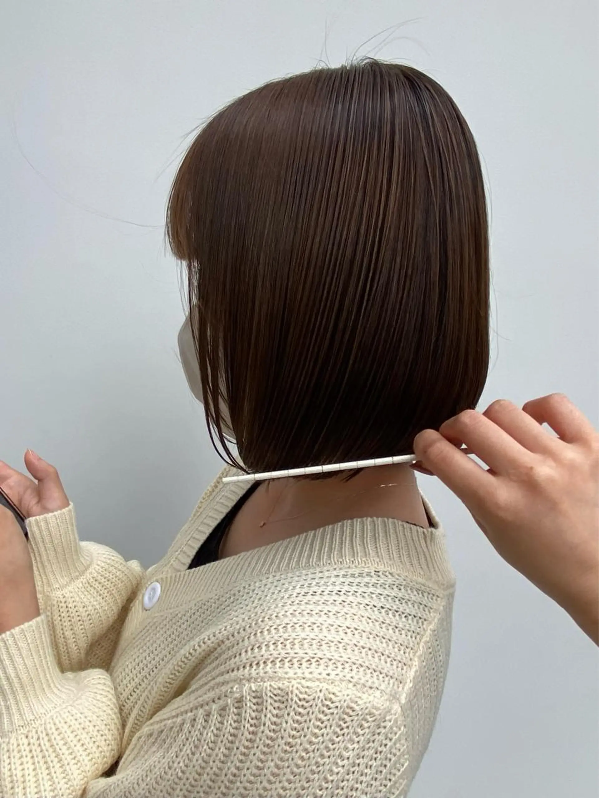 ショート Rinka/梅田/ 透け感カラー🤎のヘアスタイル