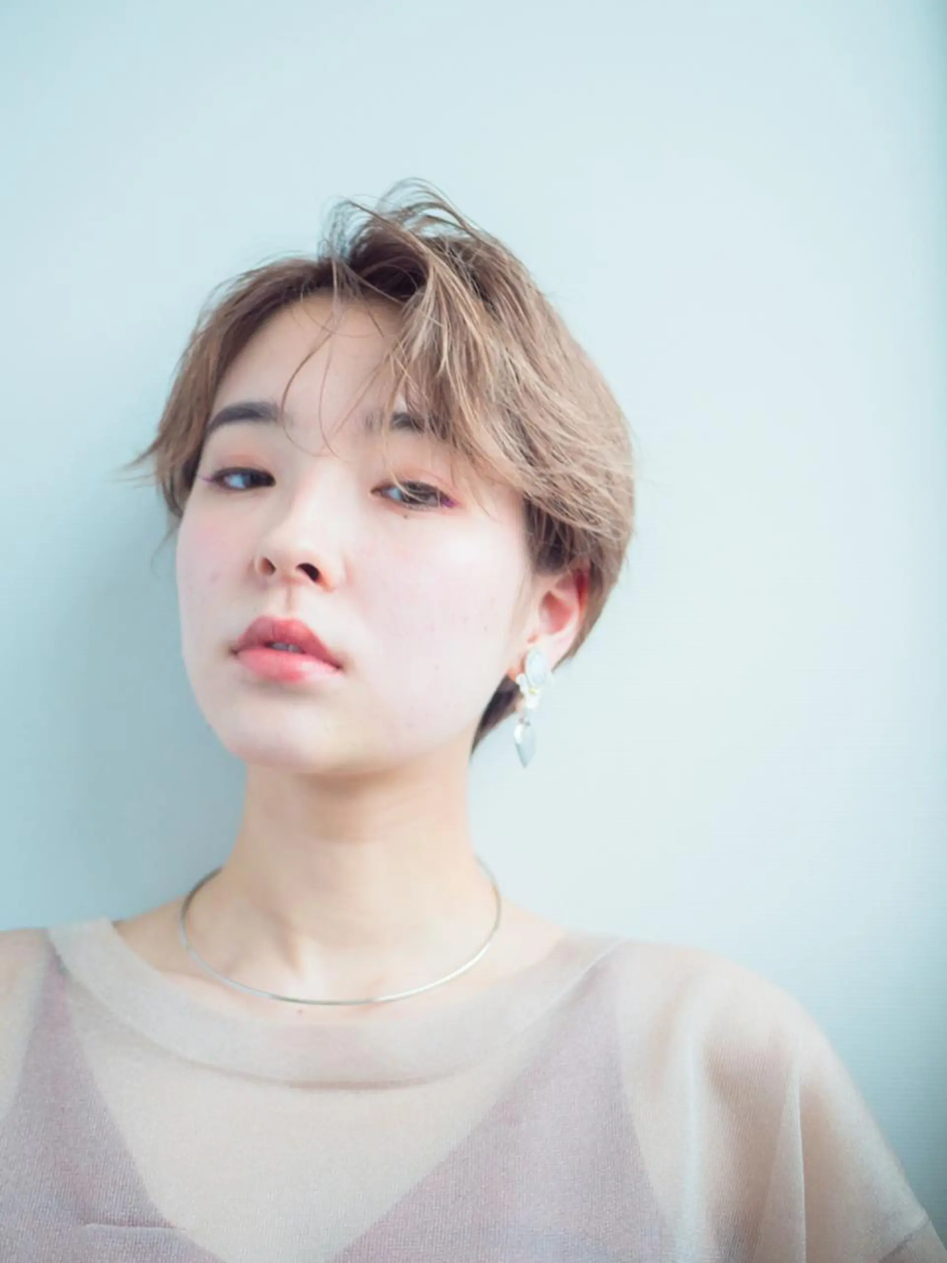 ショート カラー ボブ ショートヘア 水口 英里のヘアスタイル