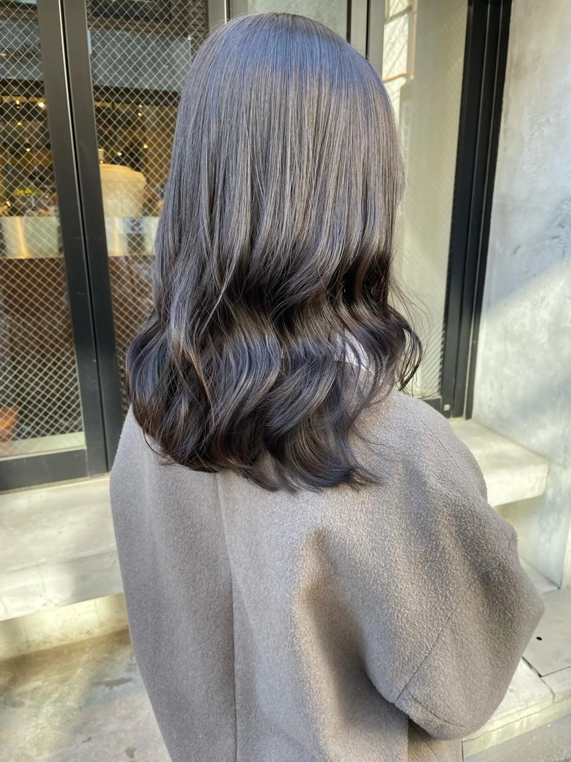 ミディアム カラー カット ヘアカラー トリートメント 🩰オリーブ/ ベージュ松本咲花🩰のヘアスタイル