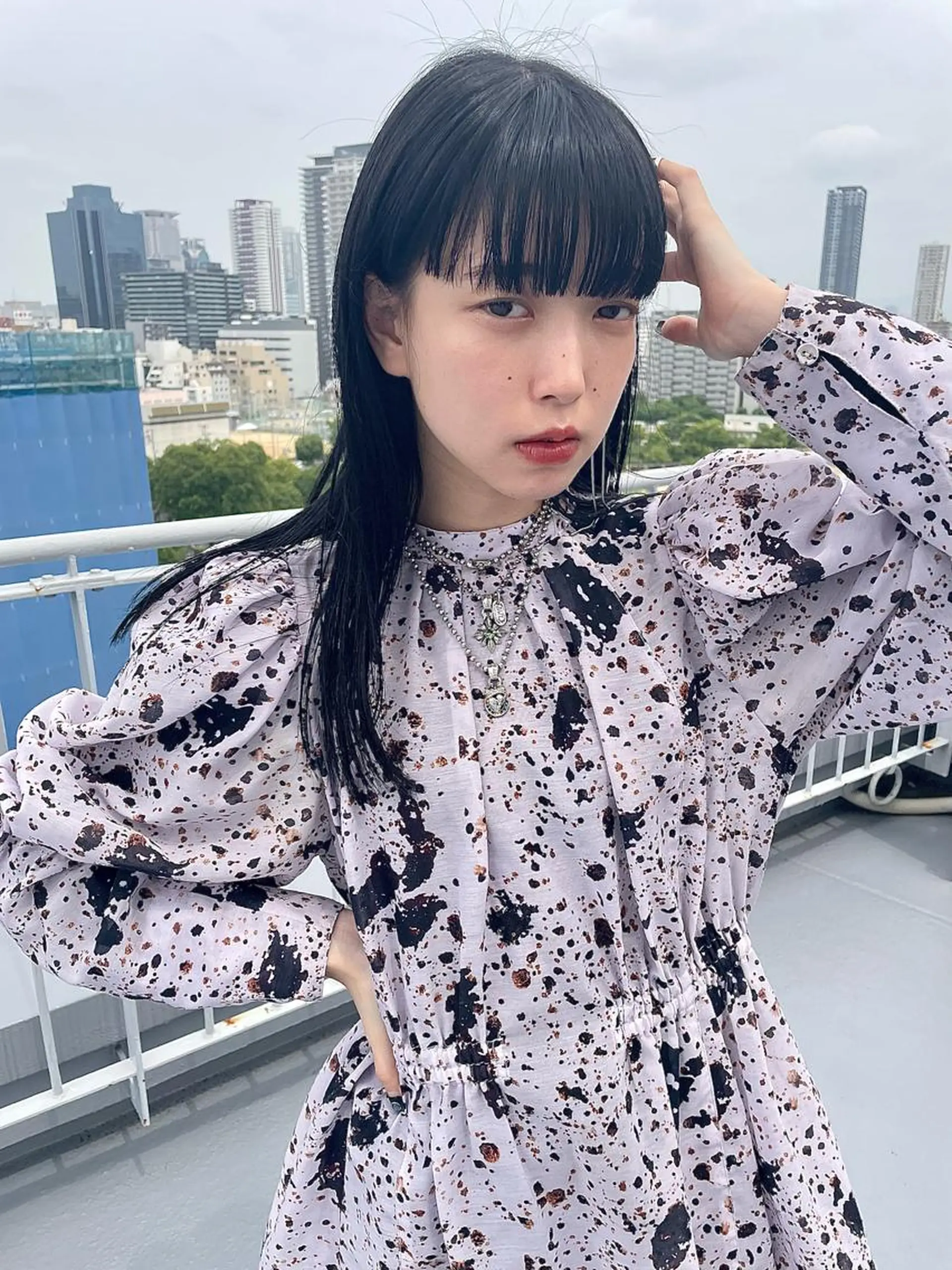 セミロング カラー パーマ ヘアアレンジ メンズ キッズ ネイル マツエク・マツパ アイブロウ tatsumi/ボブ ウルフ/レイヤーのヘアスタイル