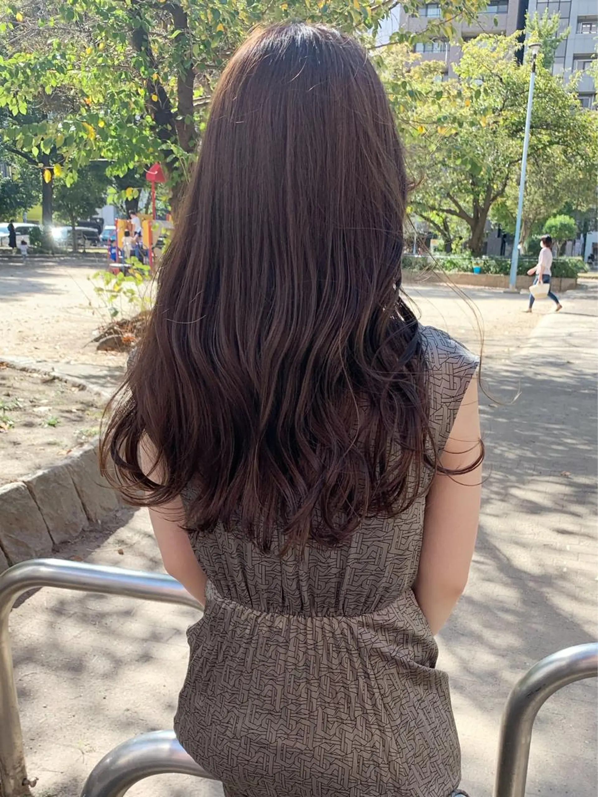 ロング カラー ハイライトカラー ハイライト kimika🥑 メンズ/髪質改善のヘアスタイル