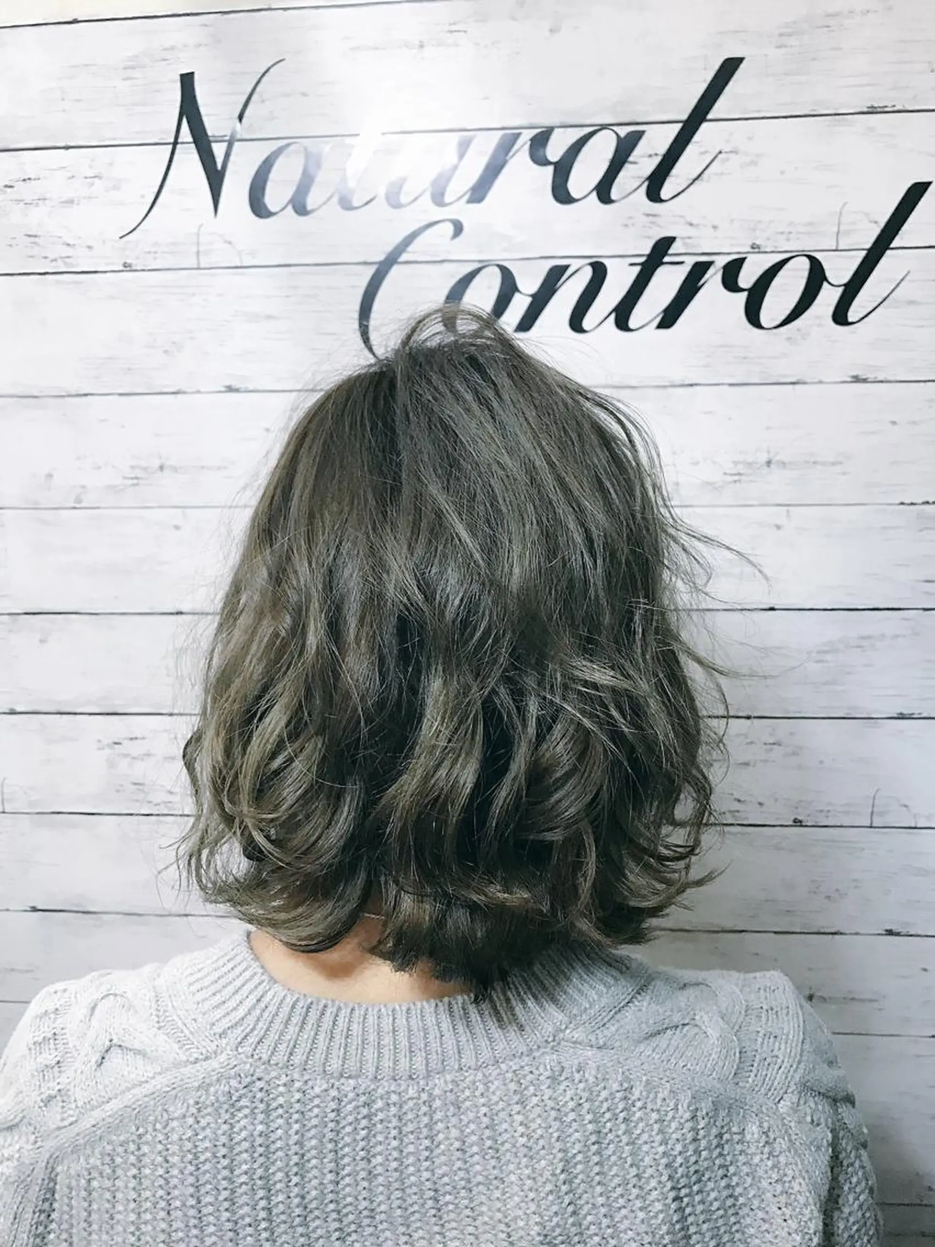 ミディアム カラー グレージュ ボブ ていねい技術No.1 🌈諏訪 健太のヘアスタイル