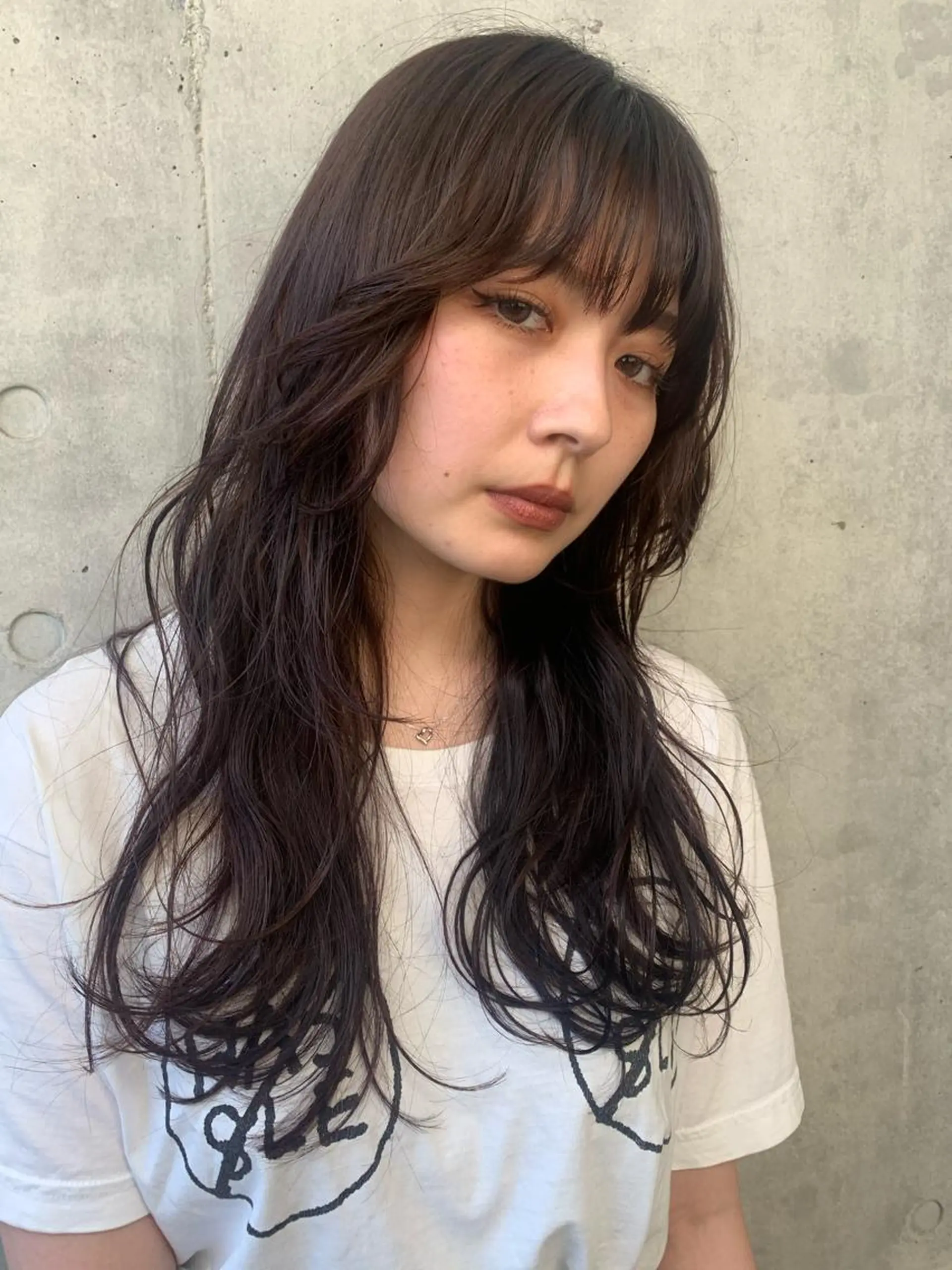 カラー ラベンダー/レイヤー スタイル🤎mamiのヘアスタイル