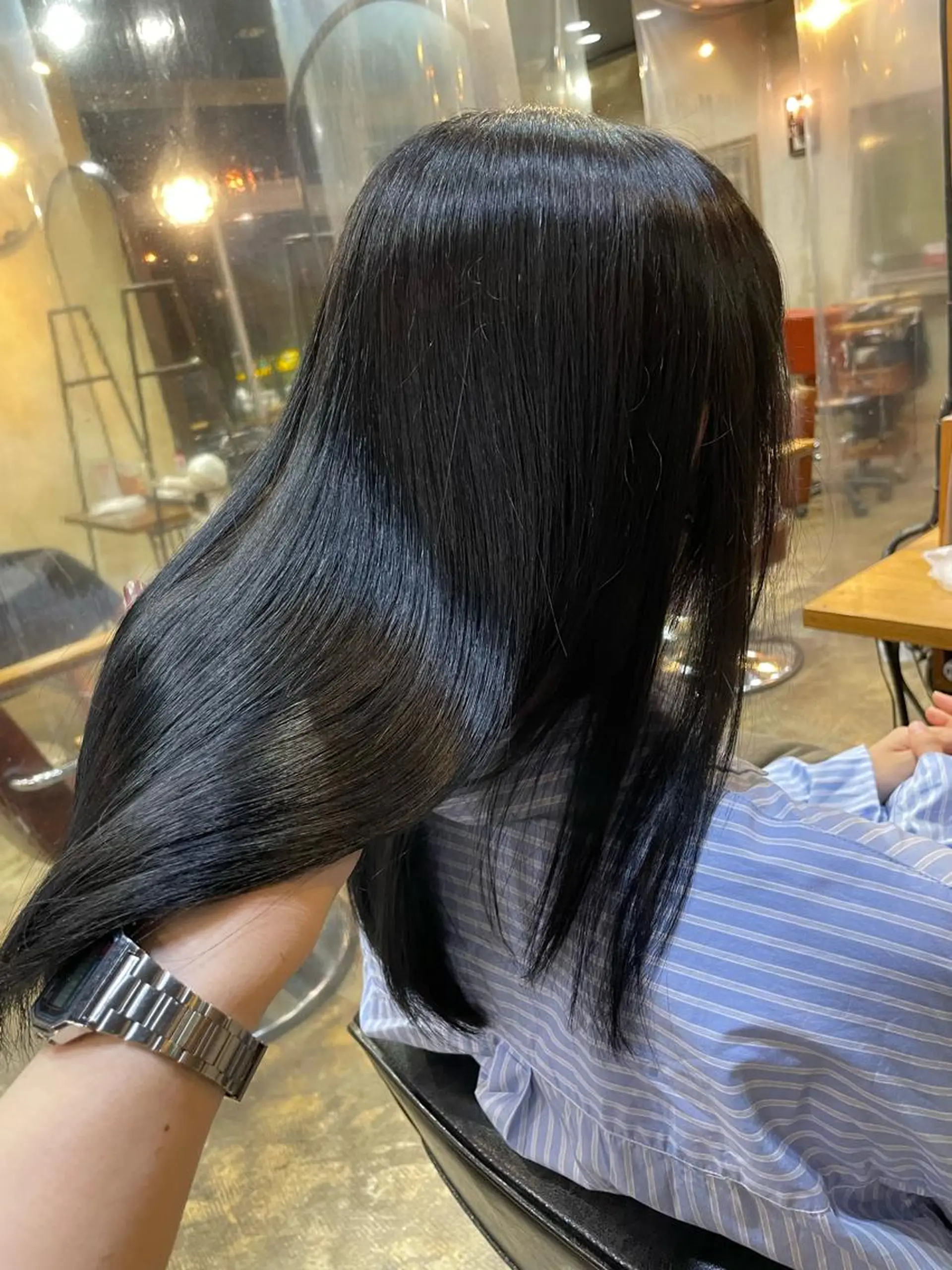 セミロング 艶髪カラー& トリートメント　松村のヘアスタイル