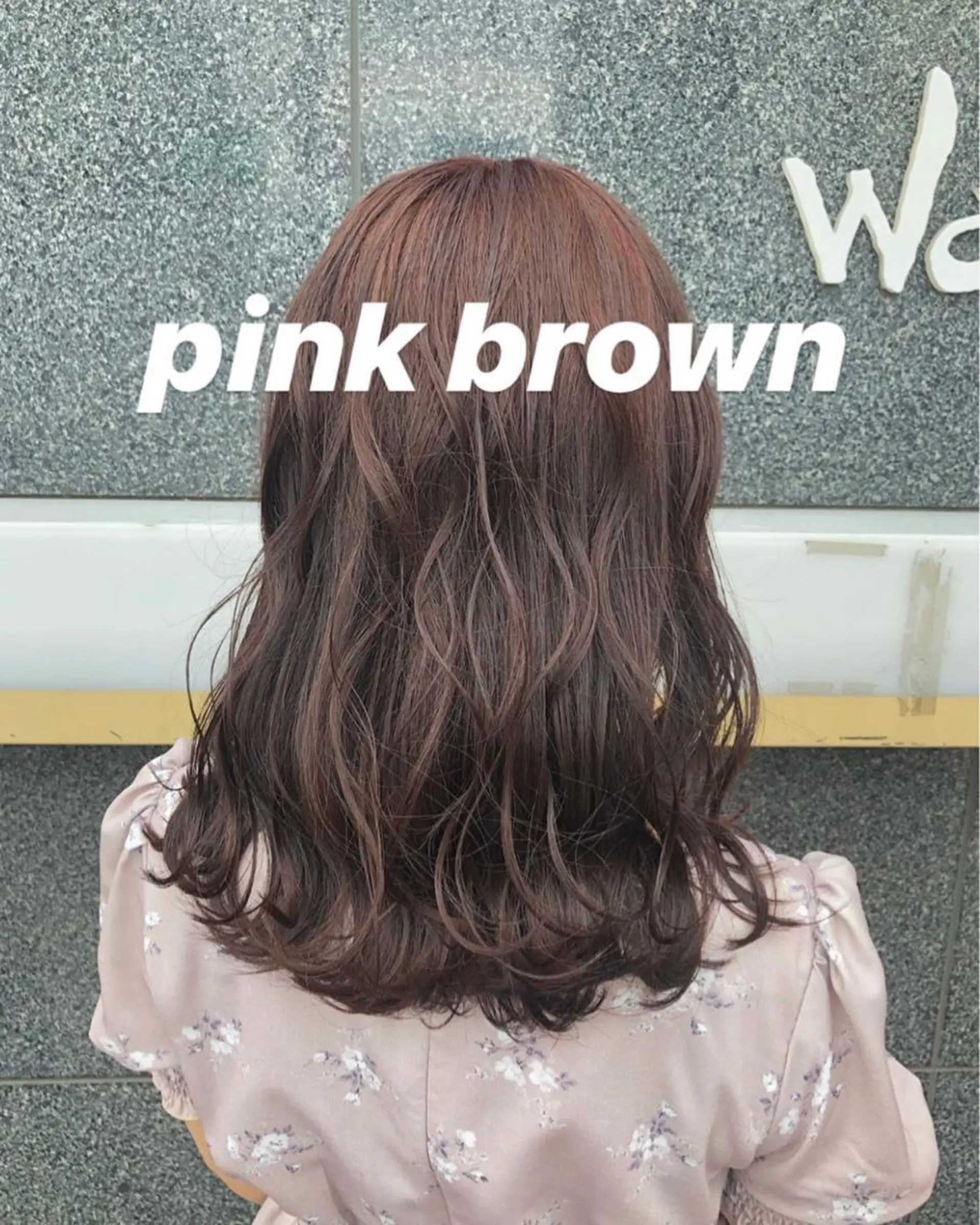 セミロング カラー 韓国/インナーカラー 🍑YUI🍑のヘアスタイル