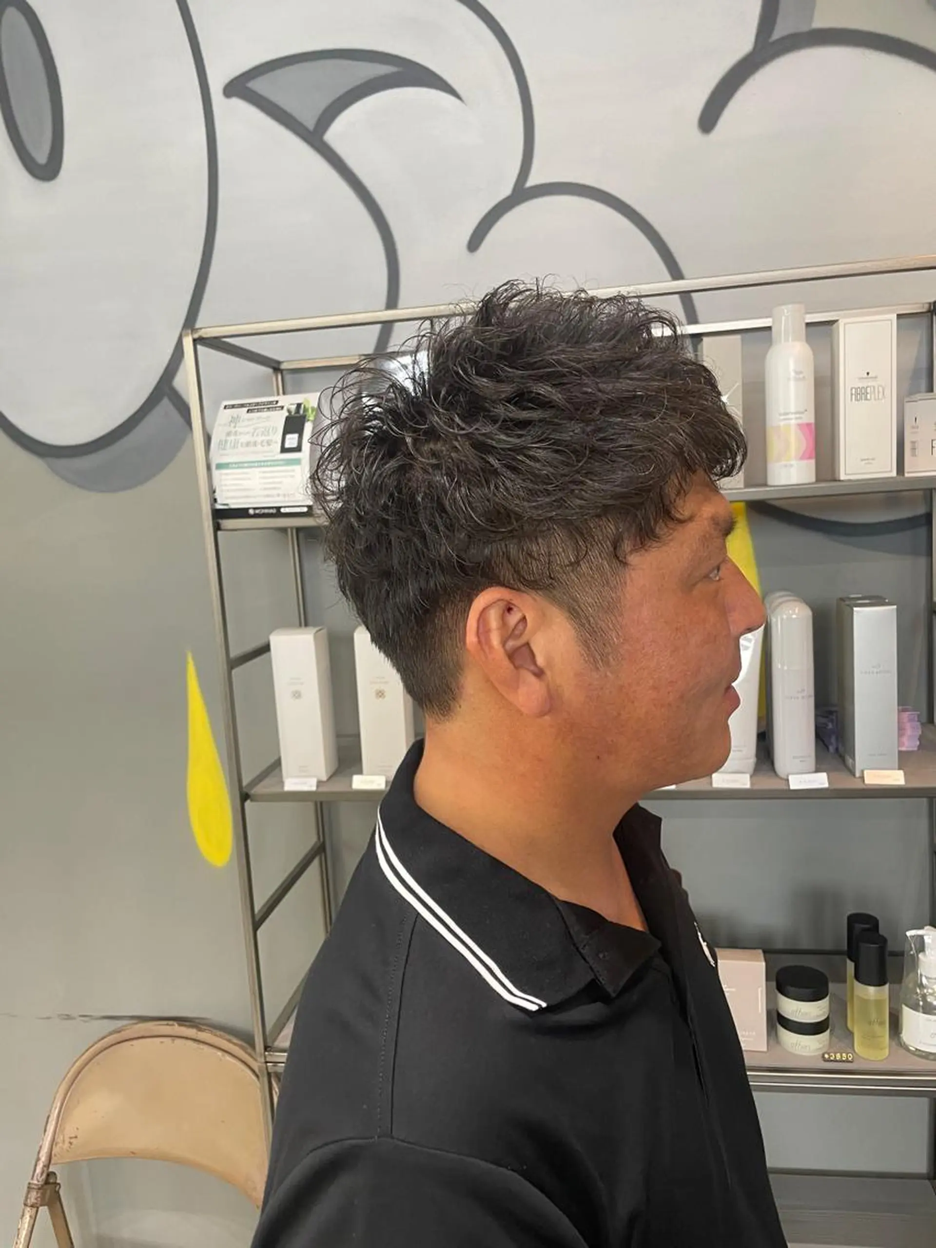 パーマ メンズ カット パーマ メンズ専門サロン wokeのヘアスタイル