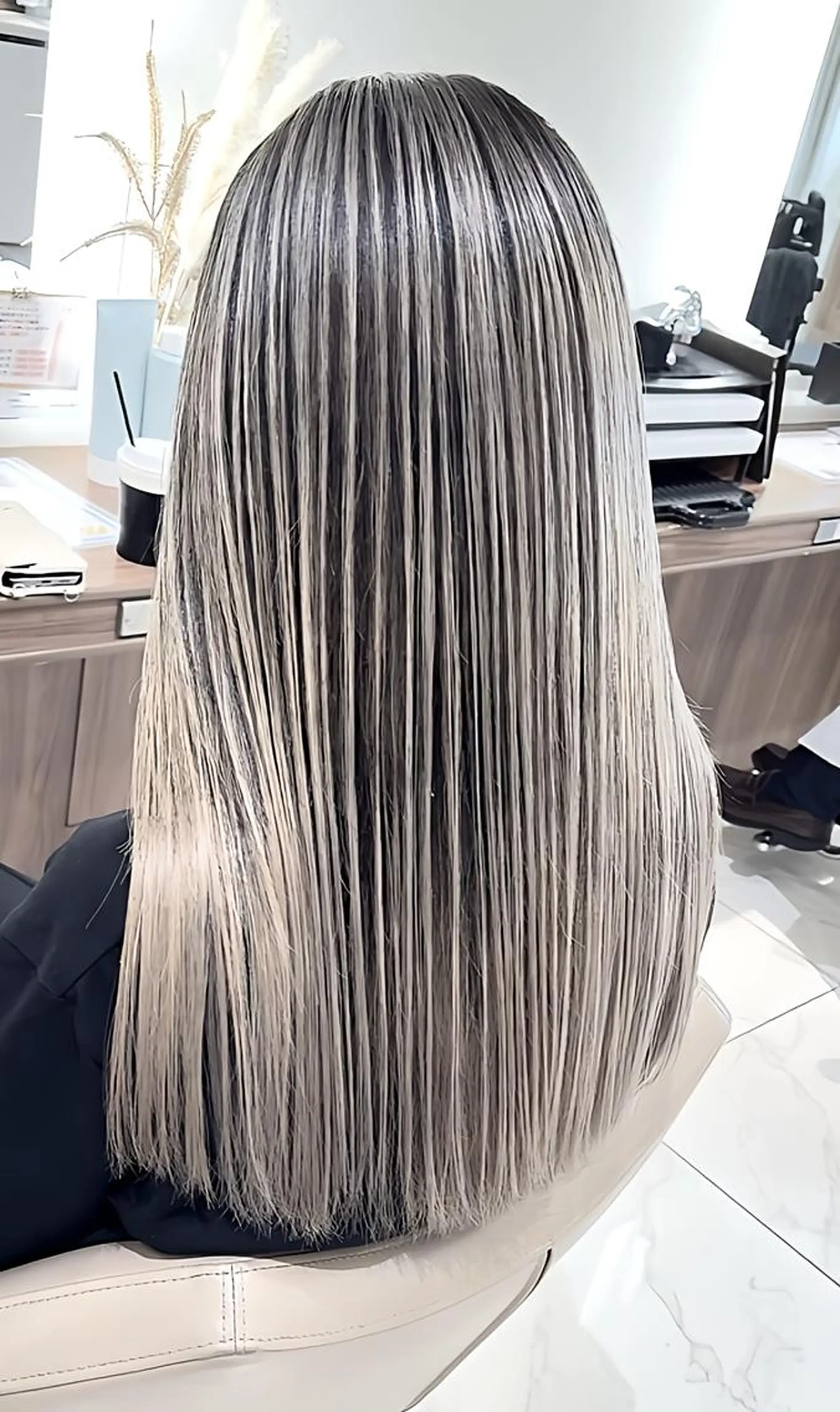 ロング カラー バレイヤージュ 髪質改善 レイヤーカット ヘアカラー トリートメント 大宮/バレイヤージュ 髪質改善/澤田隆誠のヘアスタイル