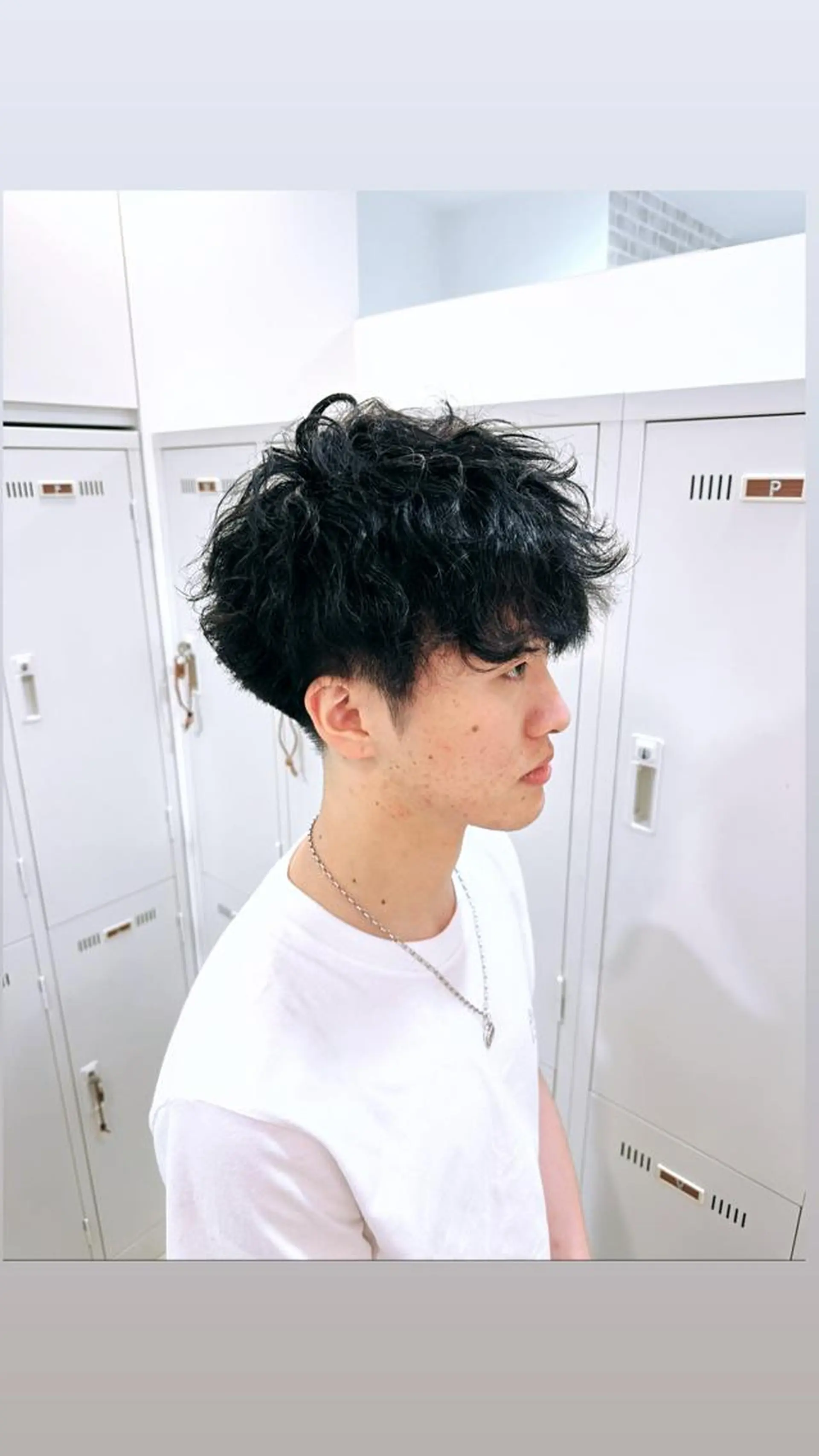 ショート パーマ 柔らか透明感カラー/ 内田圭祐のヘアスタイル