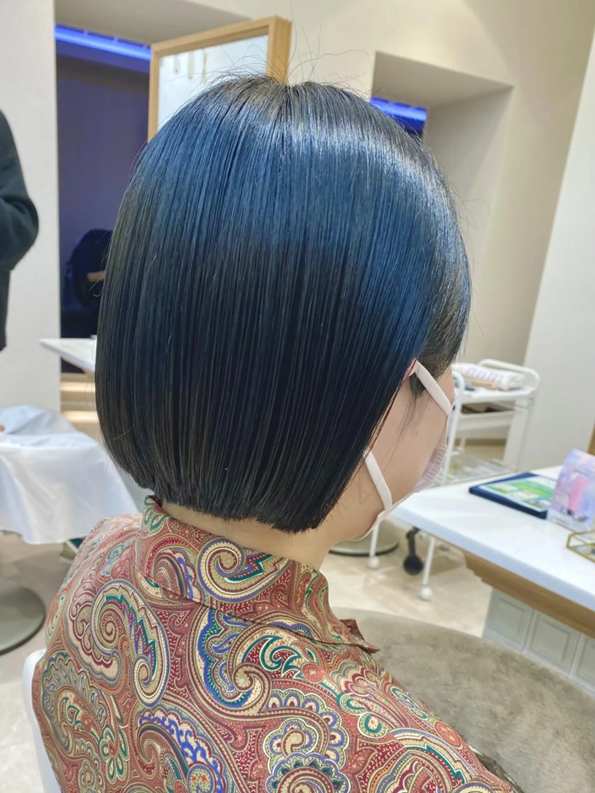 カラー ショート 透明感カラー 田中 有乃のヘアスタイル