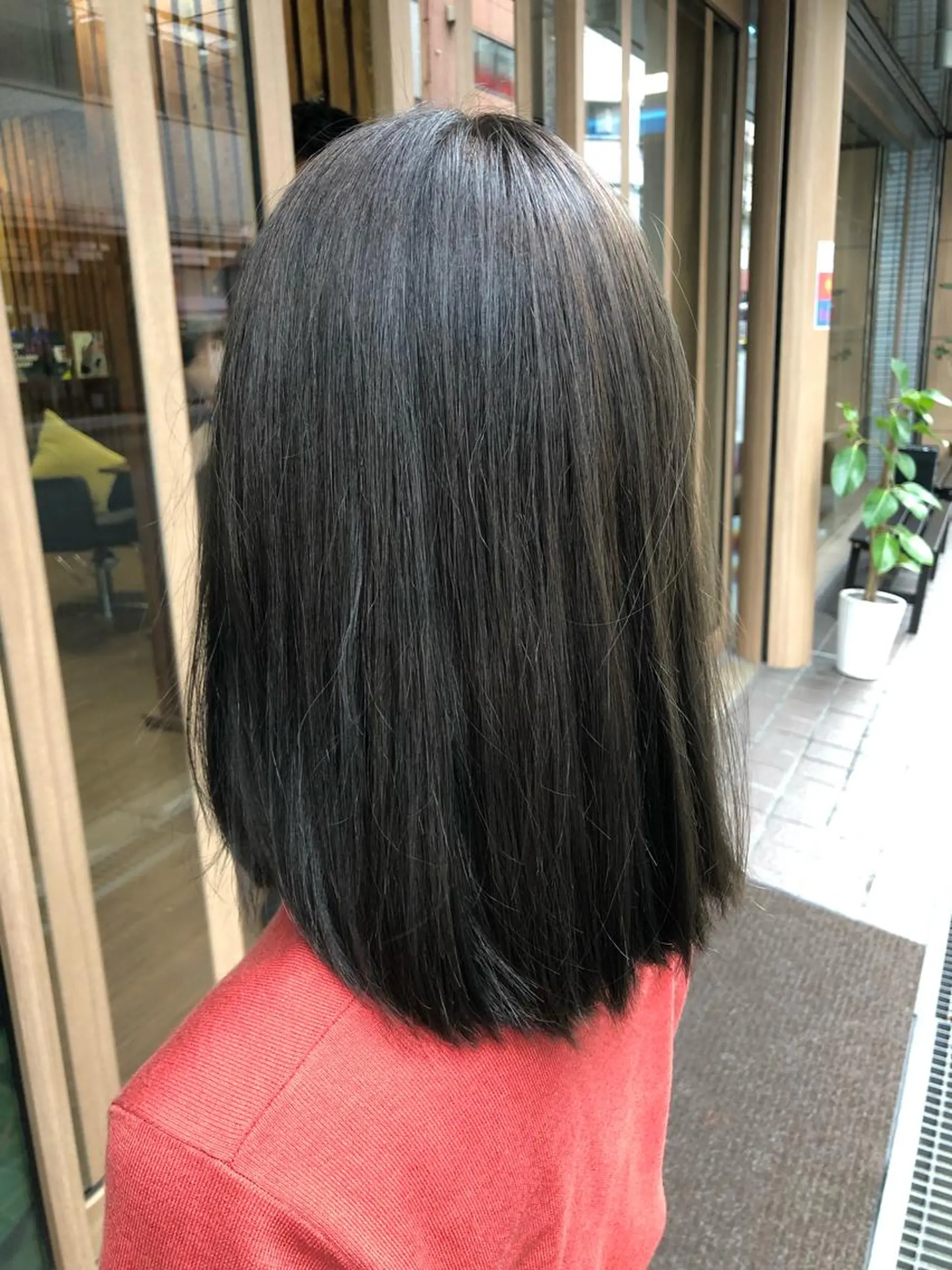 ミディアム アッシュ ドラマ大好き 美容師hideyaのヘアスタイル