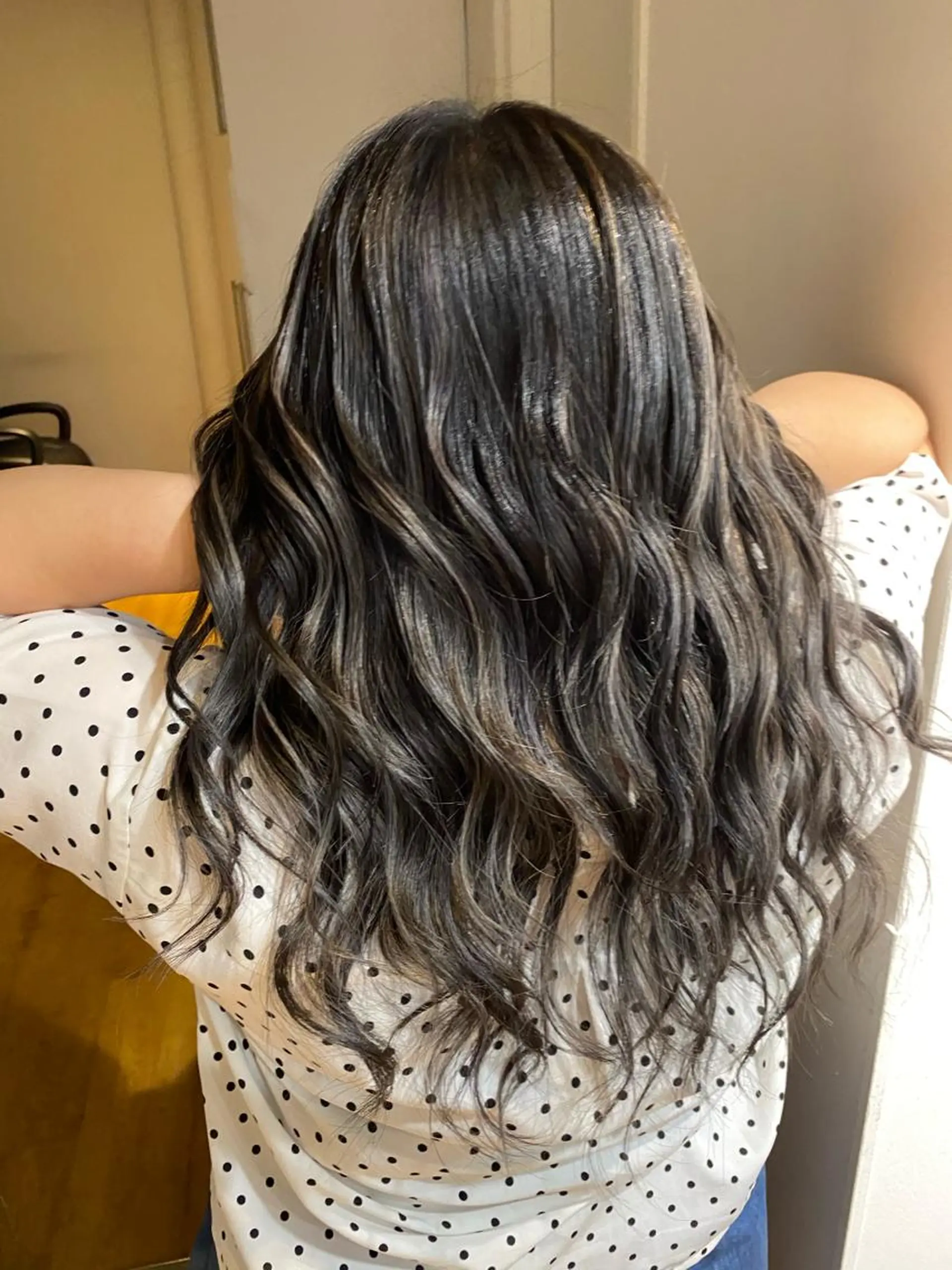 セミロング カラー ヘアアレンジ 久米 治仁のヘアスタイル
