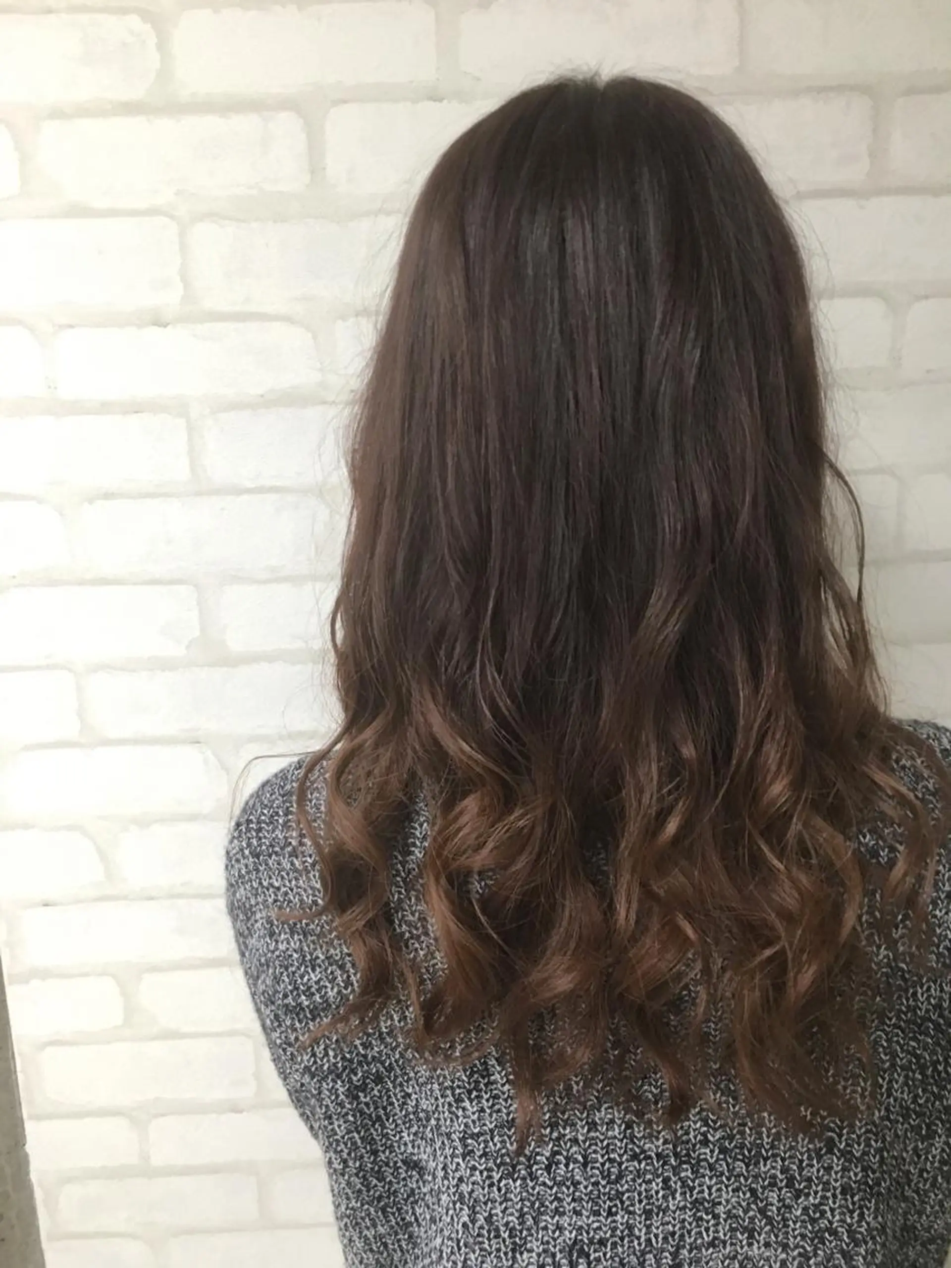 ミディアム セミロング brace 立花のヘアスタイル