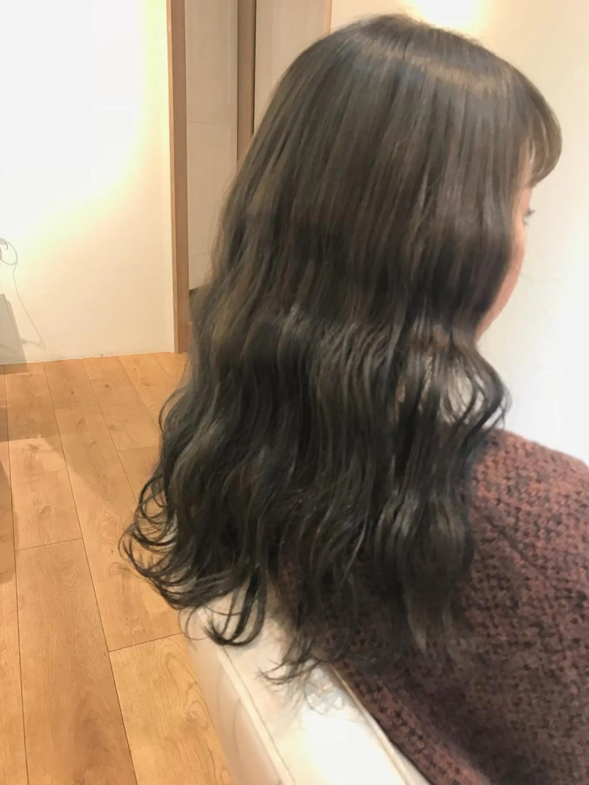 ロング カラー カット ヘアカラー トリートメント ayano ．のヘアスタイル