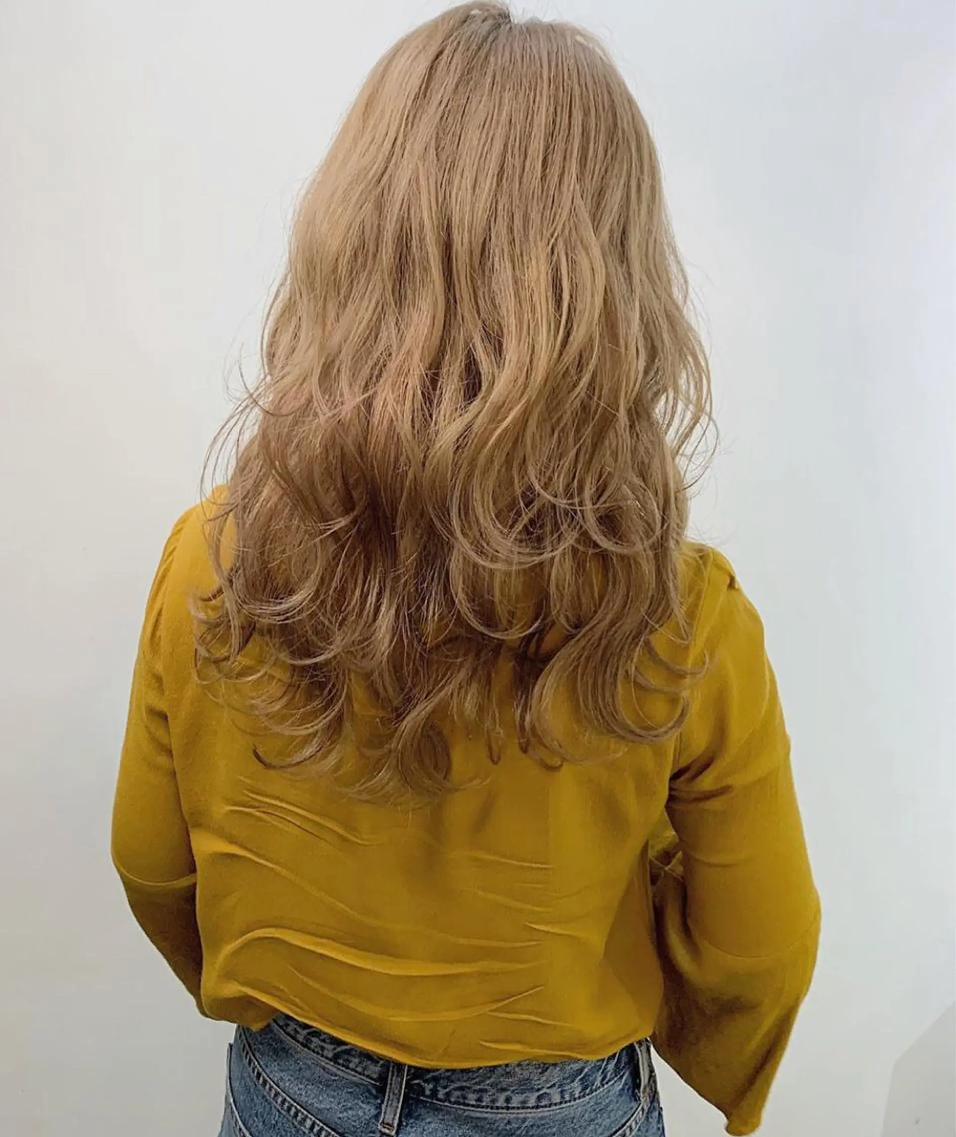 ロング ヘアカラー 韓国風/オシャレ /縮毛矯正/滝口琴未のヘアスタイル