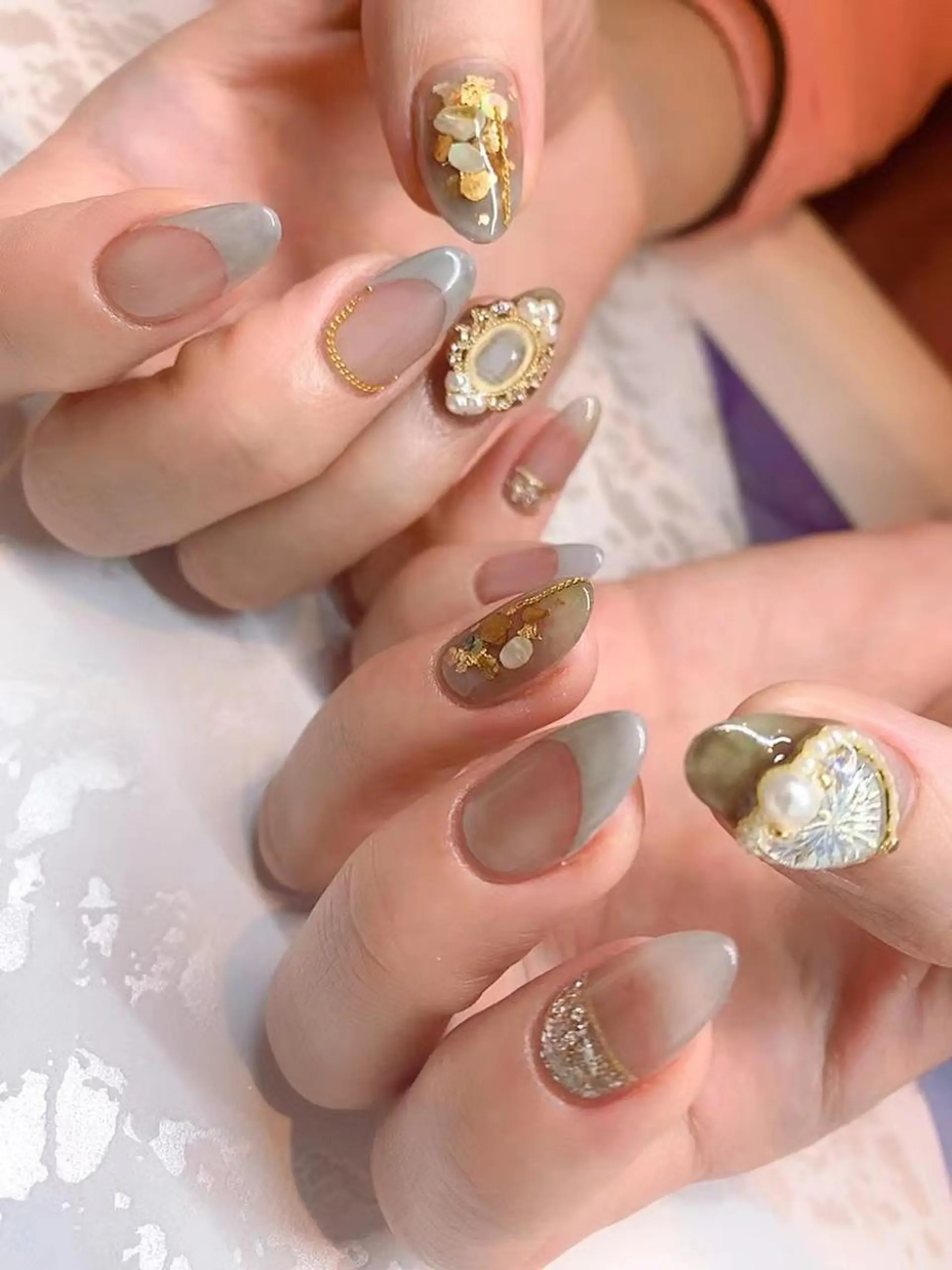 ネイル 長さだし専門店 M2　rikaのネイルデザイン