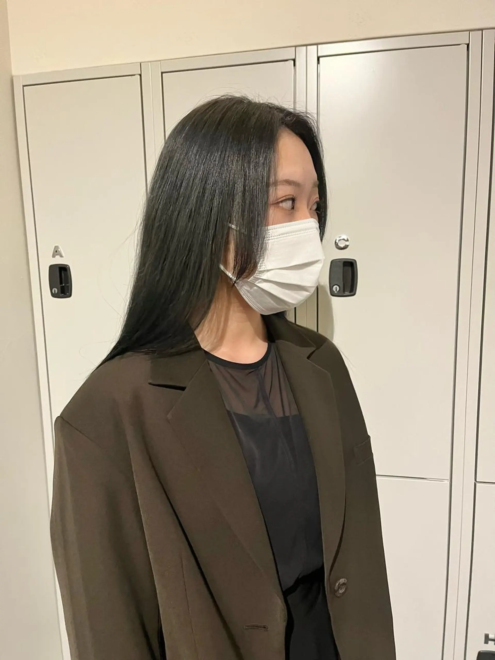 ロング カラー ブリーチ ブルーカラー ブルーグレー ケアブリーチ 透明感カラー ヘアカラー トリートメント ショート/パーマ/ カラー/FUKOのヘアスタイル