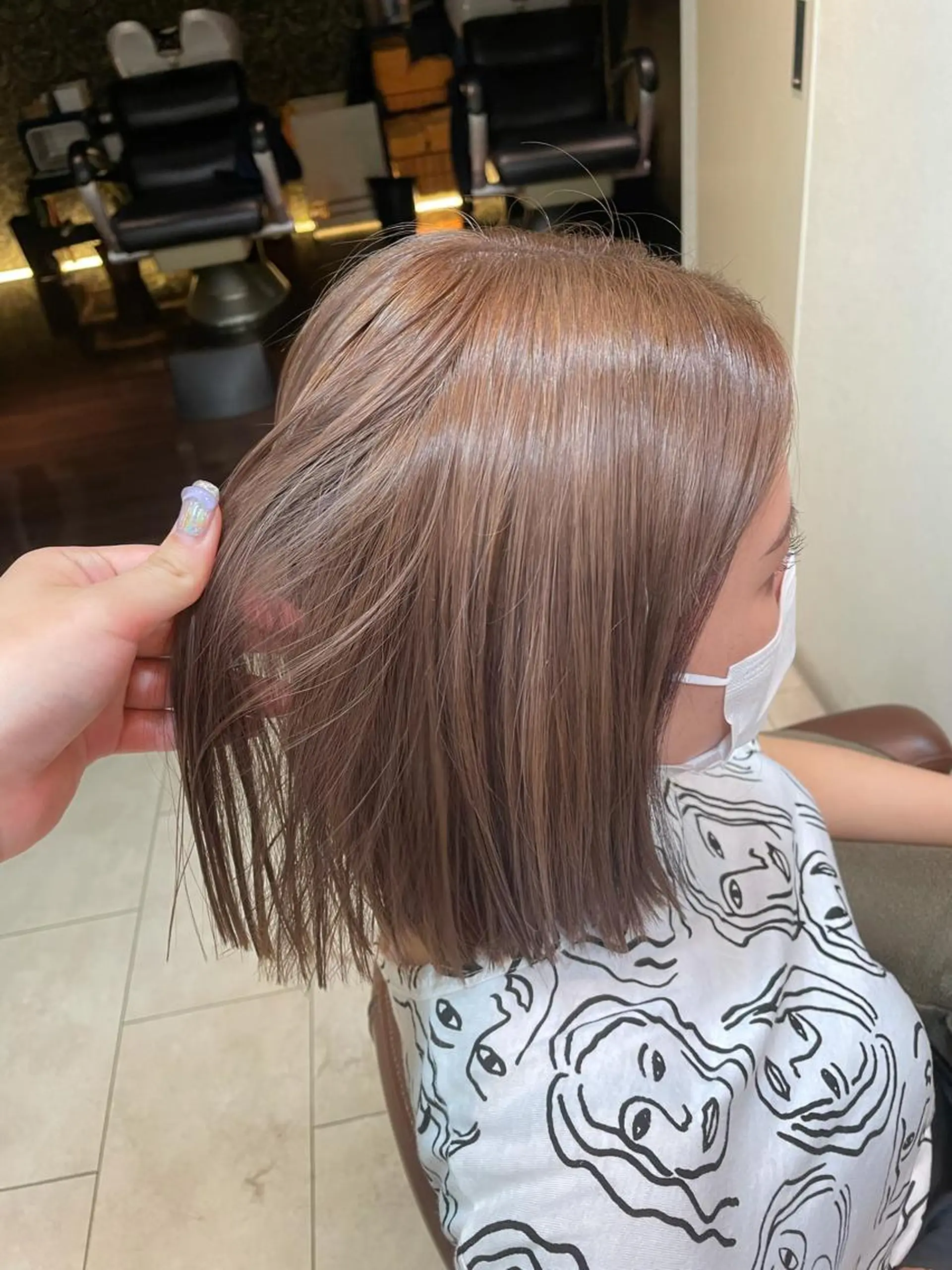 ミディアム 天王寺ハイトーン rinkaのヘアスタイル