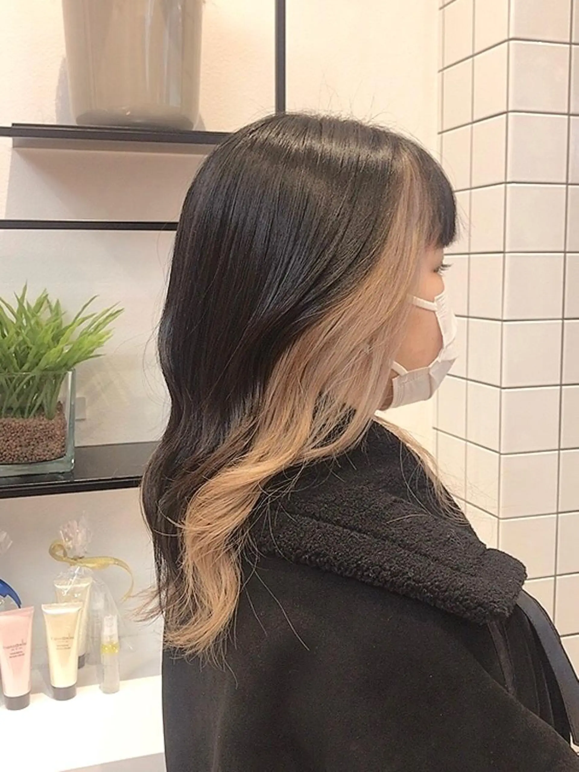 セミロング 髙橋 かすみのヘアスタイル