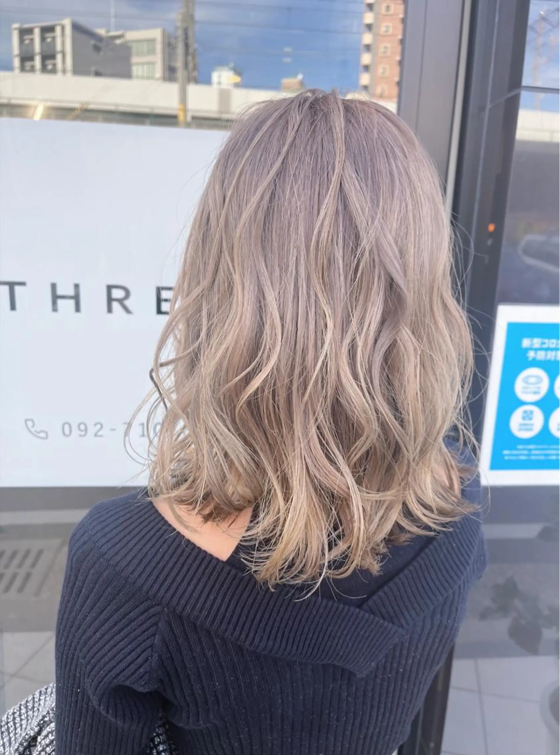 ミディアム カラー ベージュカラー ブリーチ ケアブリーチ ダブルカラー ハイトーンカラー ダブルカラー /まつ毛パーマ🎀のヘアスタイル