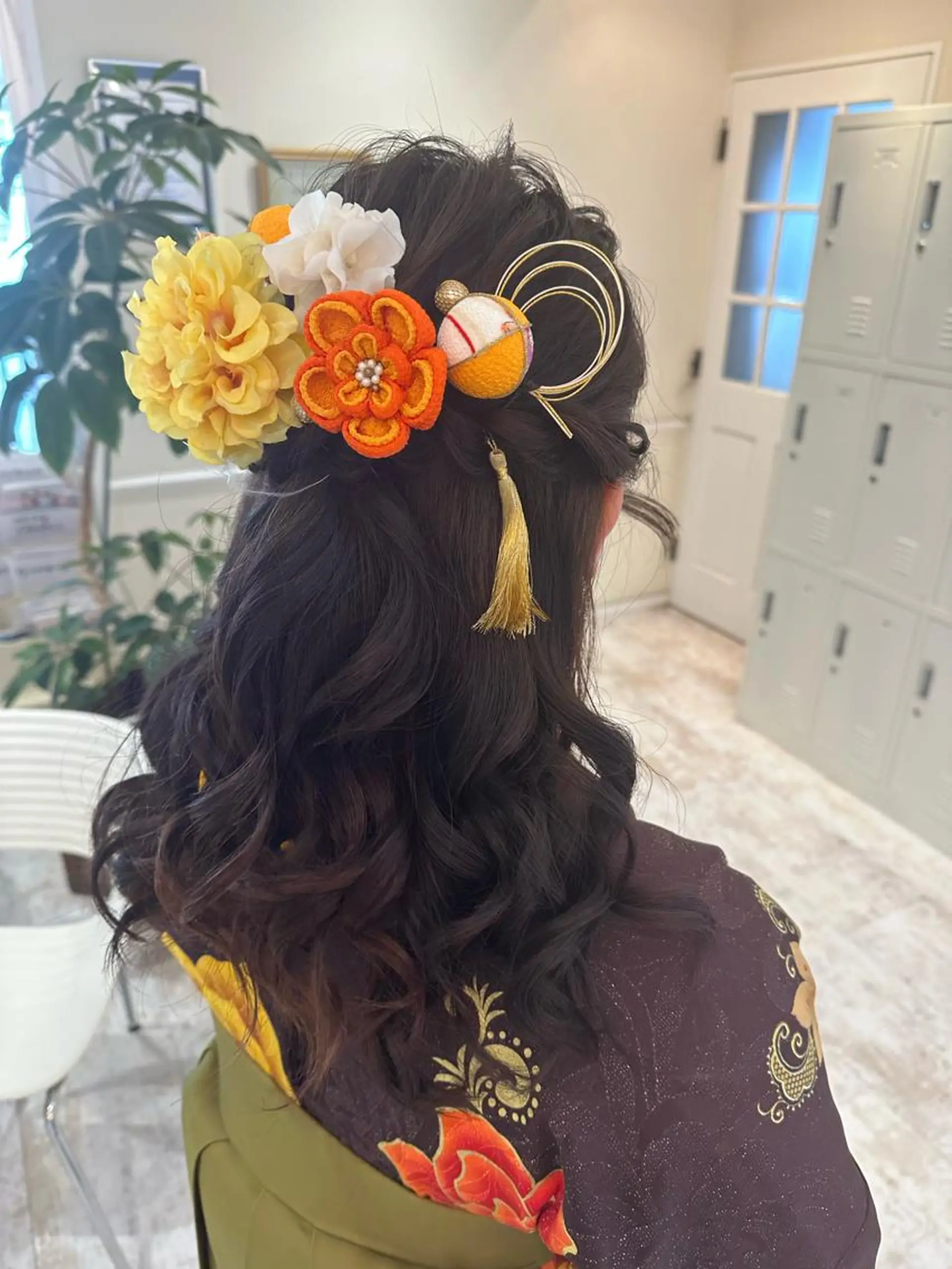 ロング ヘアアレンジ ヘアセット エクステ♡ヘアメ 内村麻衣のヘアスタイル