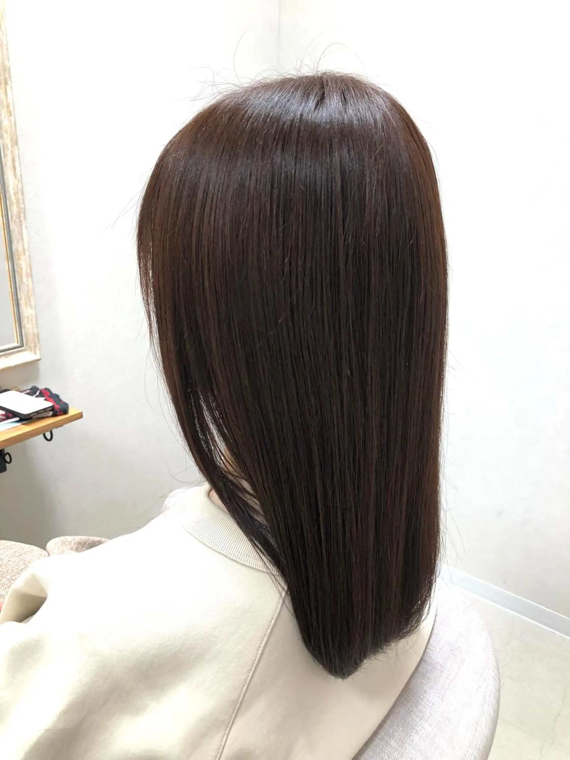 ミディアム ヘアカラー トリートメント ショート/白髪ぼかし 君和田若菜のヘアスタイル