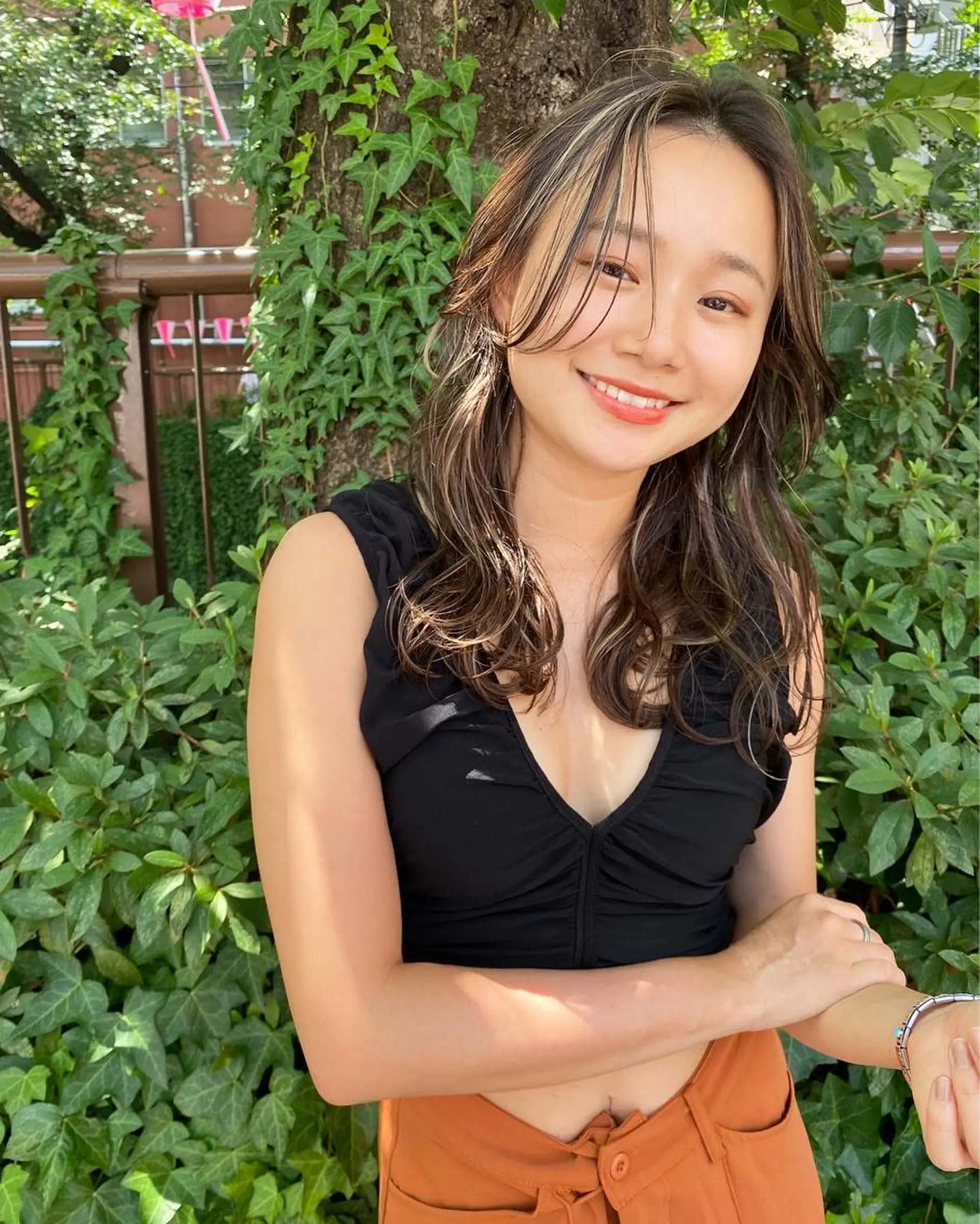 セミロング カラー ハイライトカラー ハイライト LATTE  渋谷所属・♡レイヤーカット れお♡のヘアスタイル