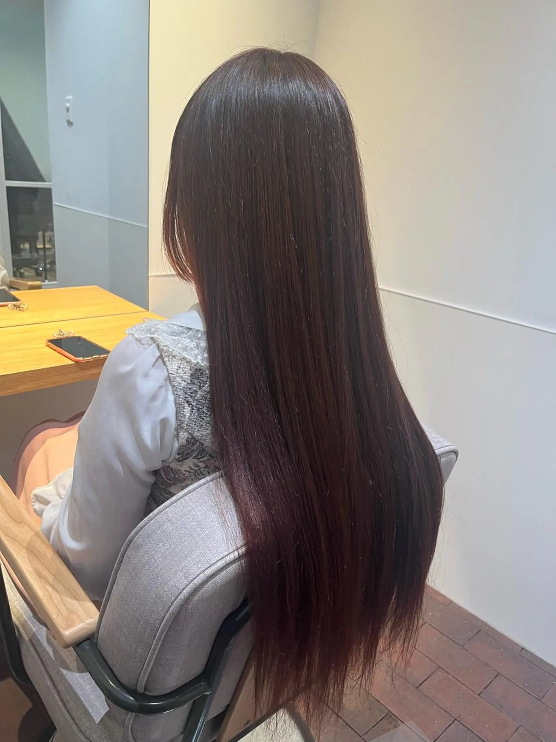 ロング カラー ピンクカラー カット ヘアカラー トリートメント ショート／ミニボブ マンツーマン/マユコのヘアスタイル