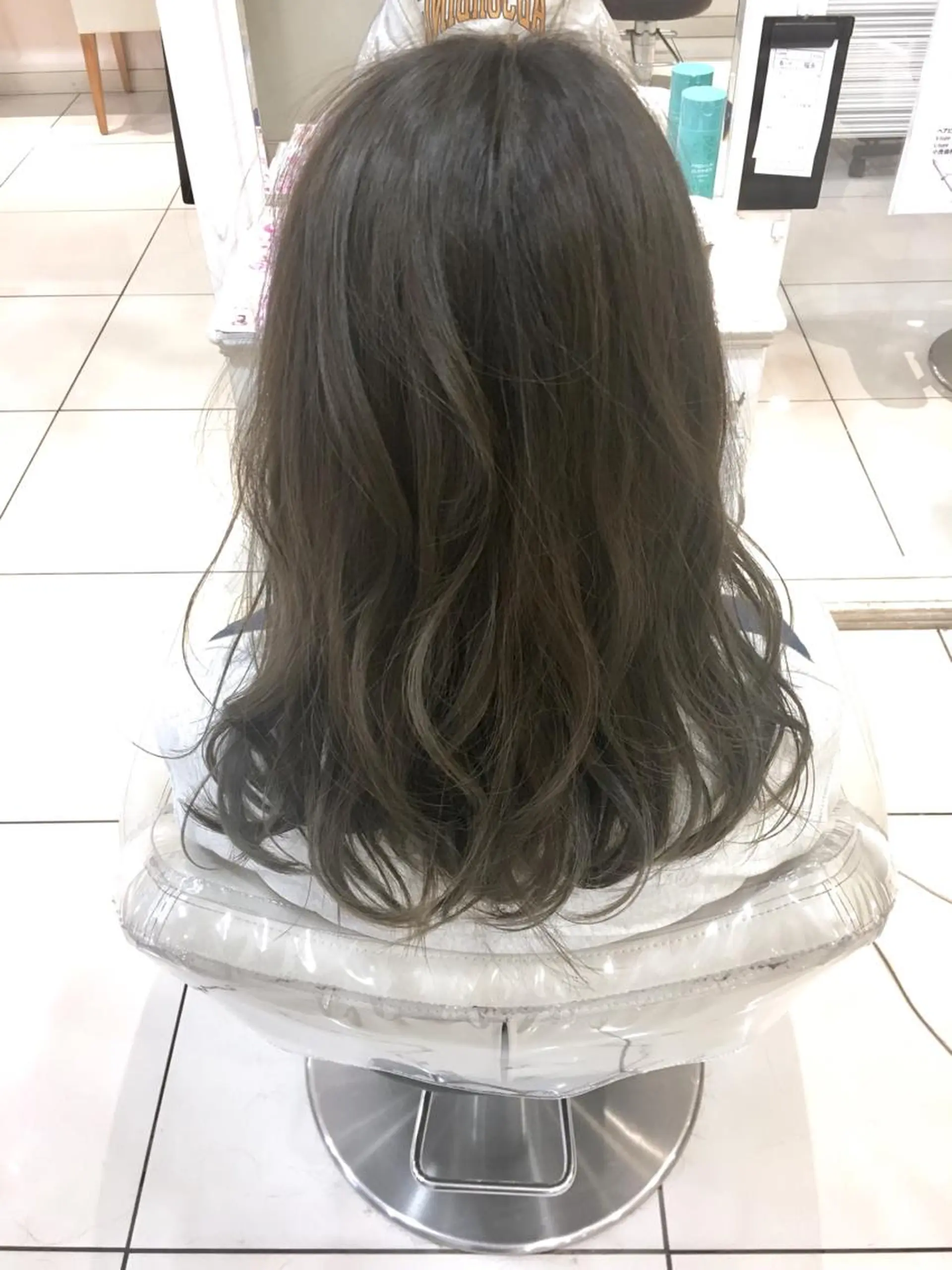 ミディアム カラー イルミナカラー 髪質改善/美髪矯正 マネージャー福永のヘアスタイル