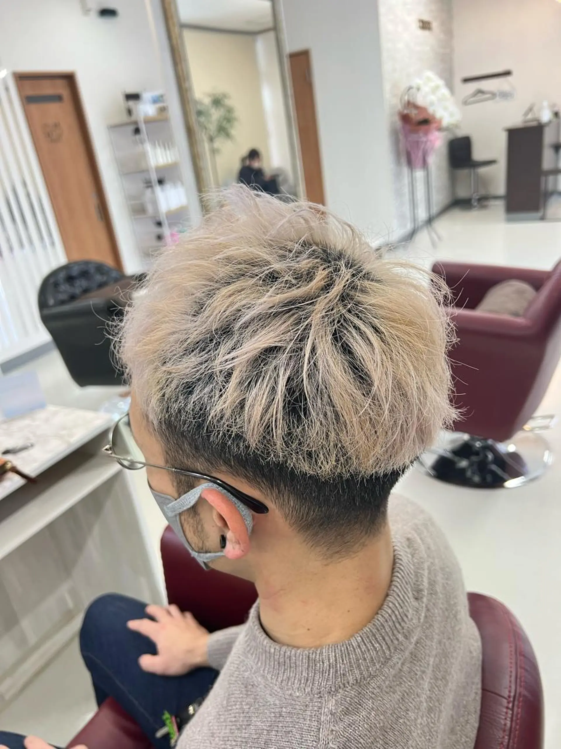 ショート カラー メンズ メンズハイトーン ハイトーンカラー KEN 🌟のヘアスタイル