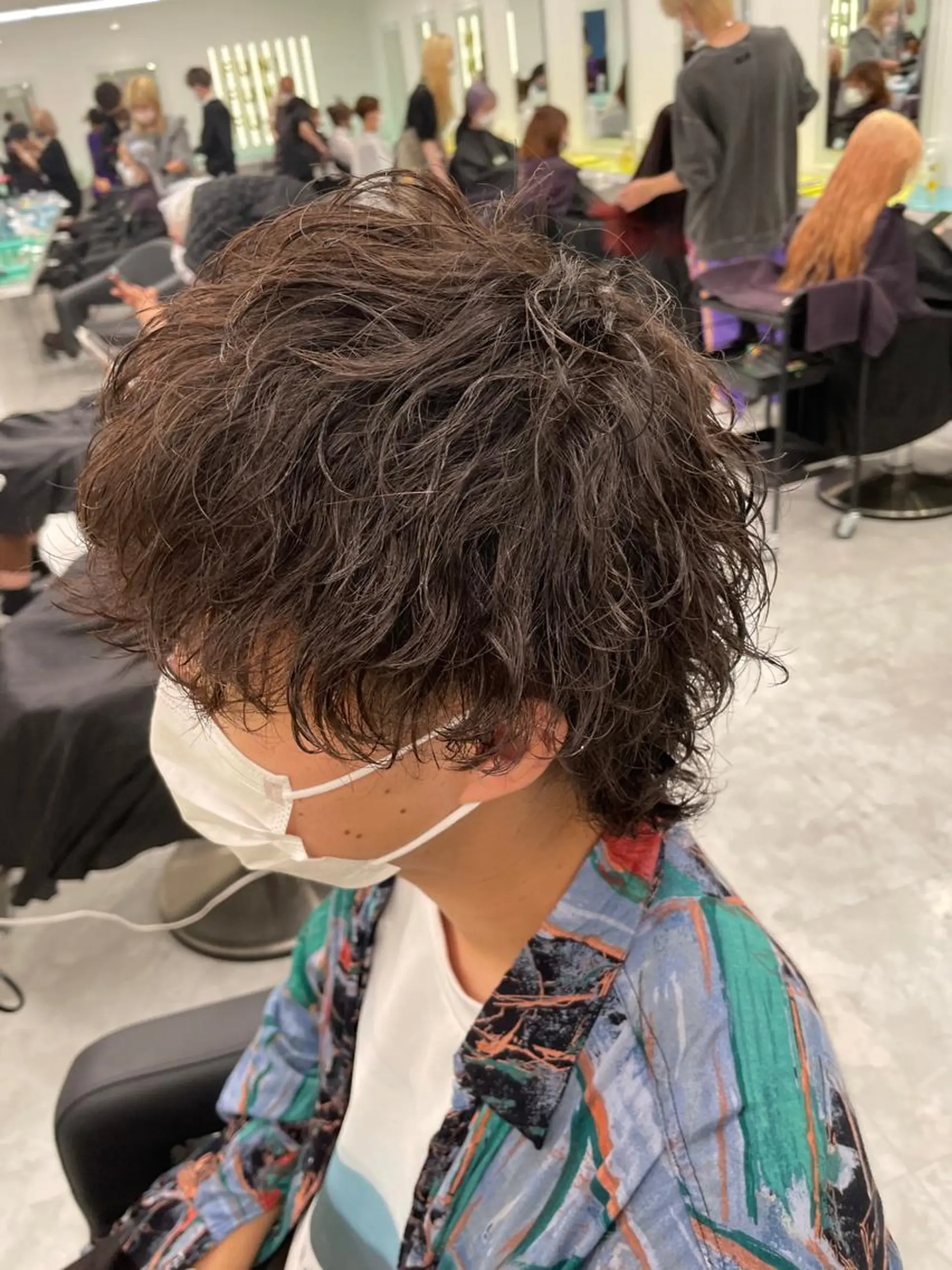 ショート カラー パーマ メンズ 【メンズサロン】 BLUCK 横浜のヘアスタイル