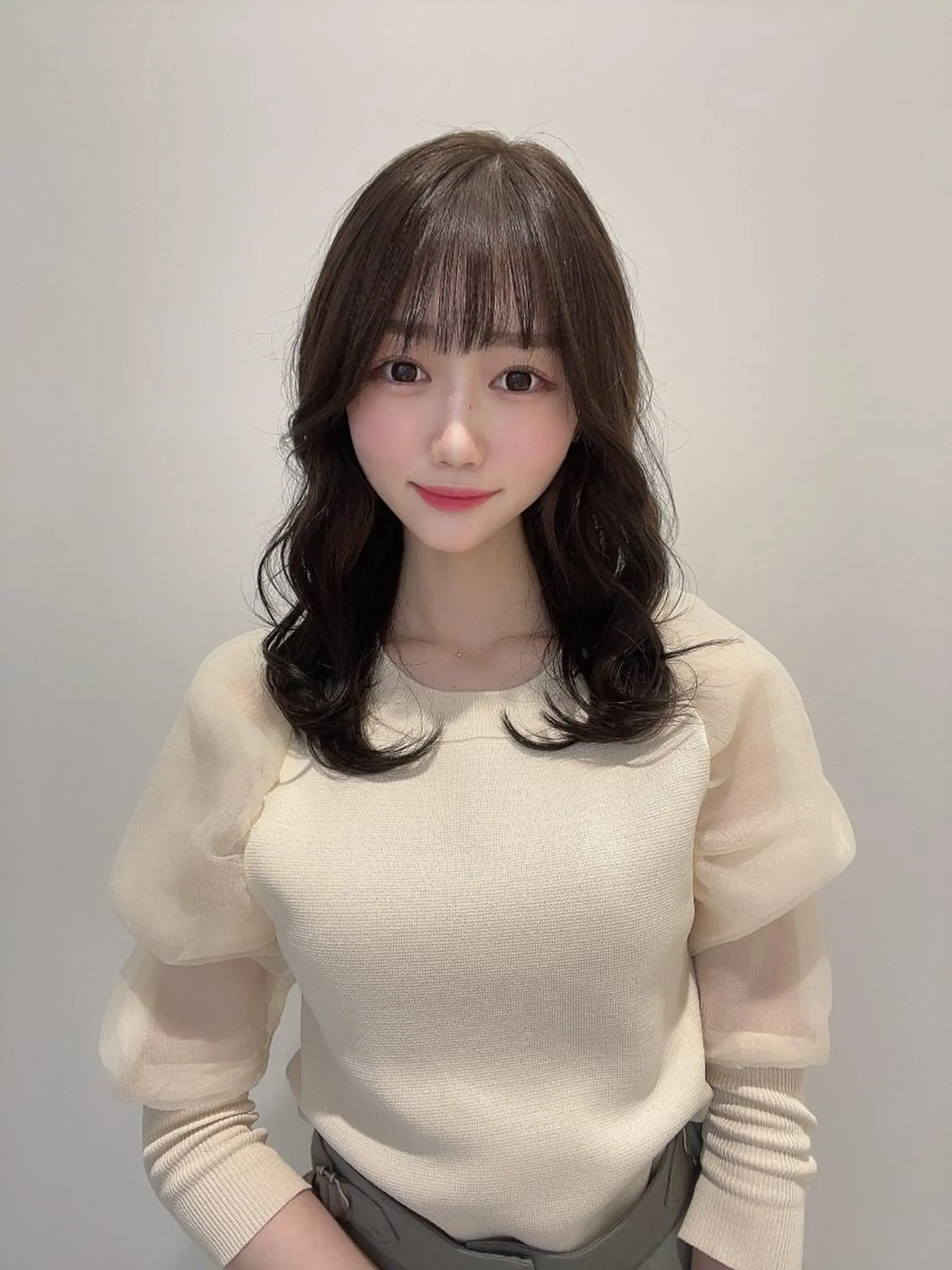 ミディアム カラー COA GINZA 空也/前髪/顔まわりのヘアスタイル