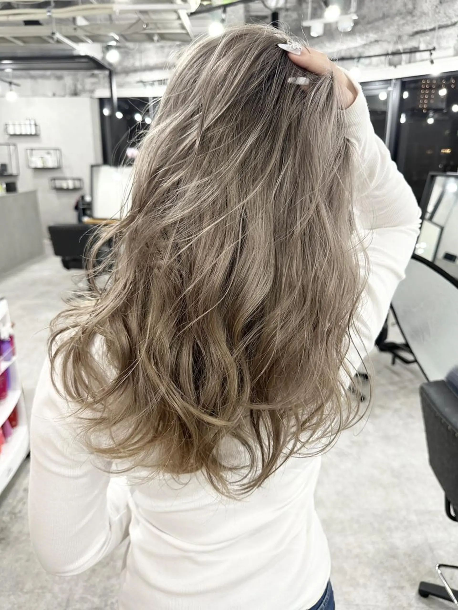 セミロング カラー ヘアアレンジ 💎lino _by _ACNE💎 🧸のヘアスタイル