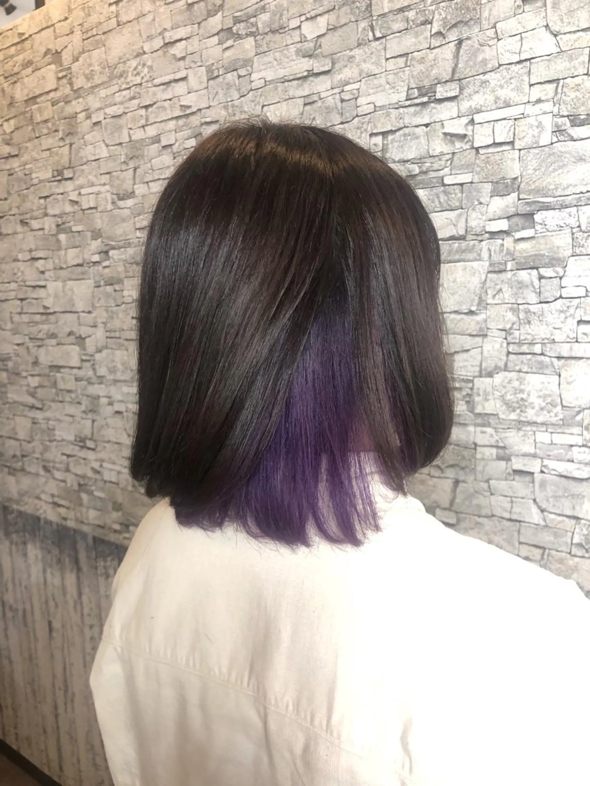 ミディアム パープルカラー L'wis所属・🪄🫧ハイトーン/ 乙津茜🐰L'wisのヘアスタイル