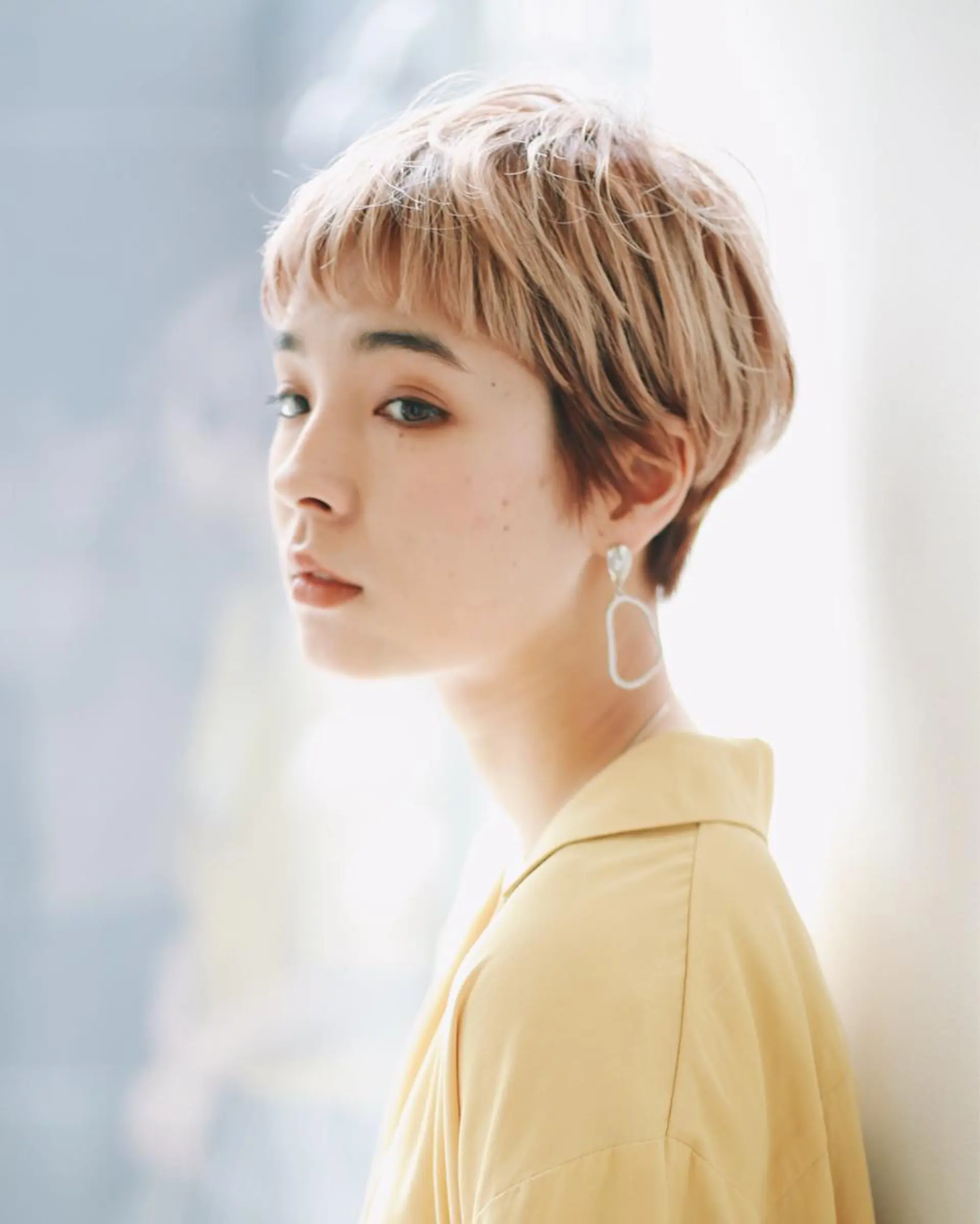 ショート カラー ボブ ショートヘア アンブレラカラー💫 フェイスフレーミングのヘアスタイル