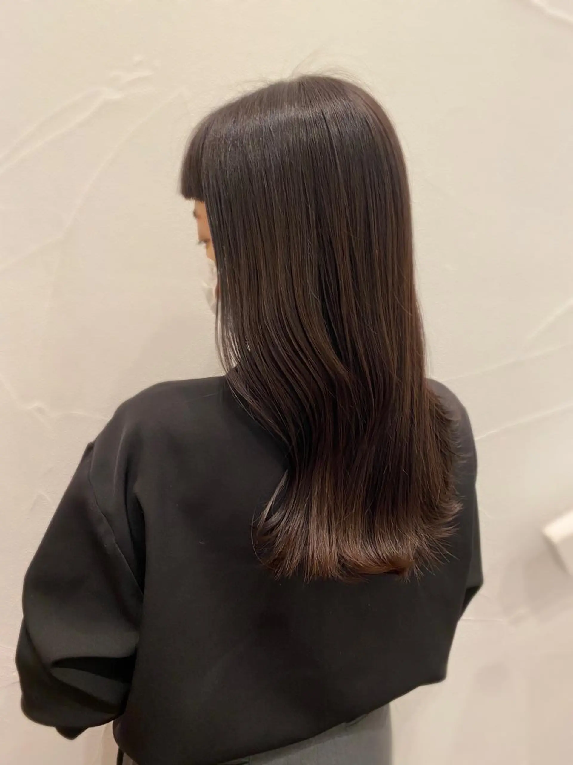 セミロング カラー Ash中目黒店 榊間茜のヘアスタイル