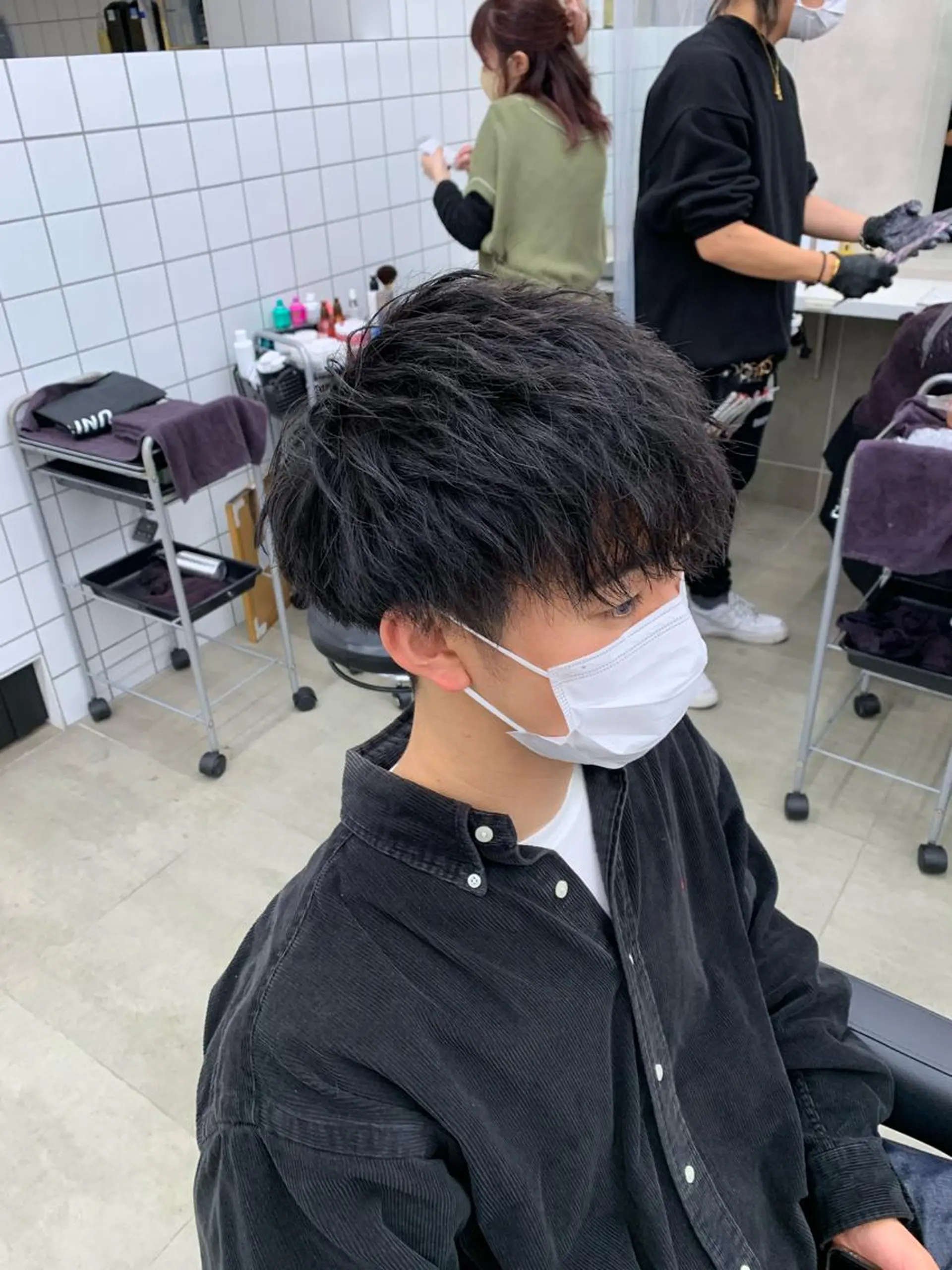 ショート カラー パーマ メンズ カット ヘアカラー トリートメント ヘッドスパ ヘアセット トレンド/レイヤー うる艶🪞CANDYのヘアスタイル