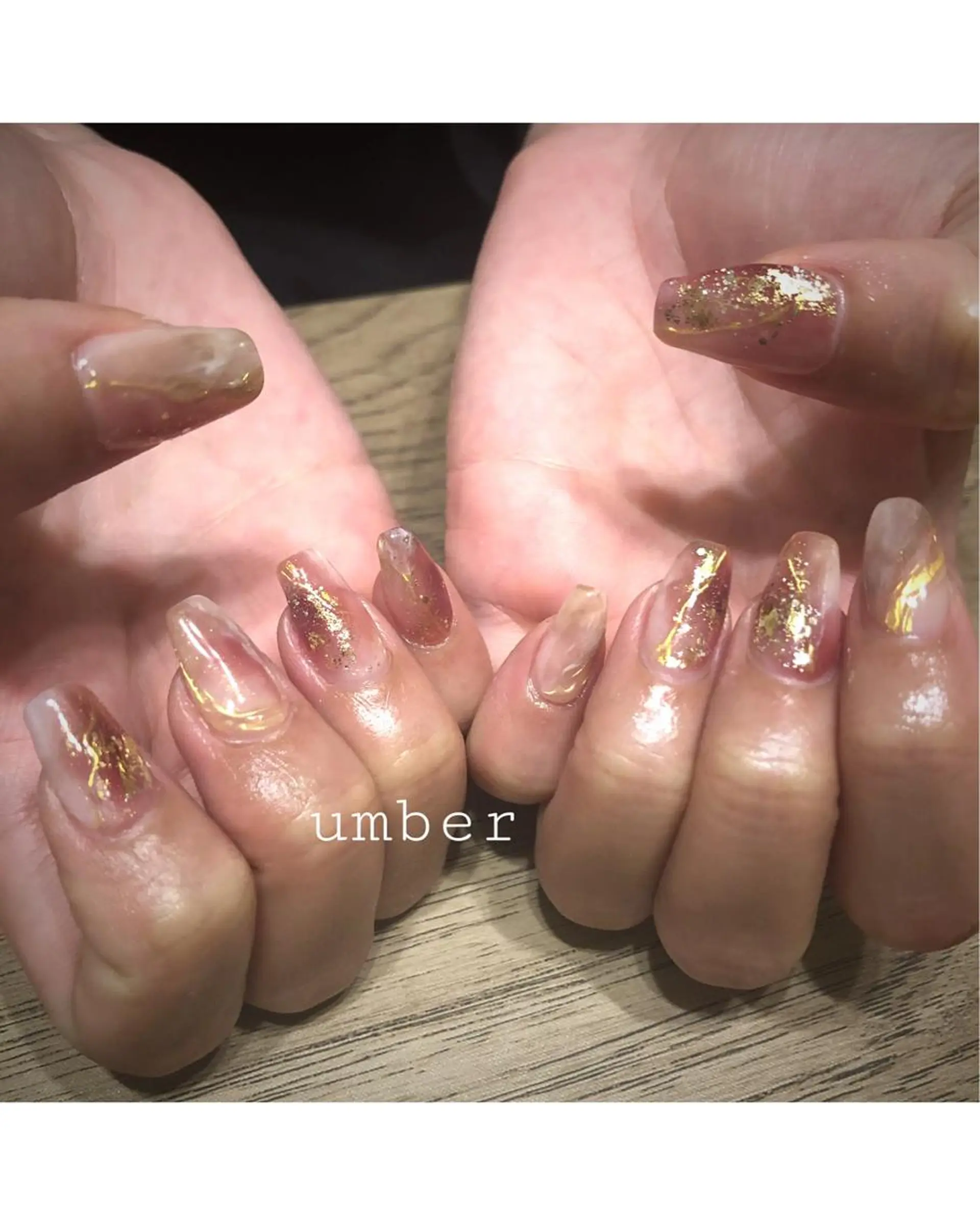 ネイル クリアネイル フットネイル フレンチネイル マグネットネイル メンズネイル ハンドネイル umber 三茶1分のネイルデザイン